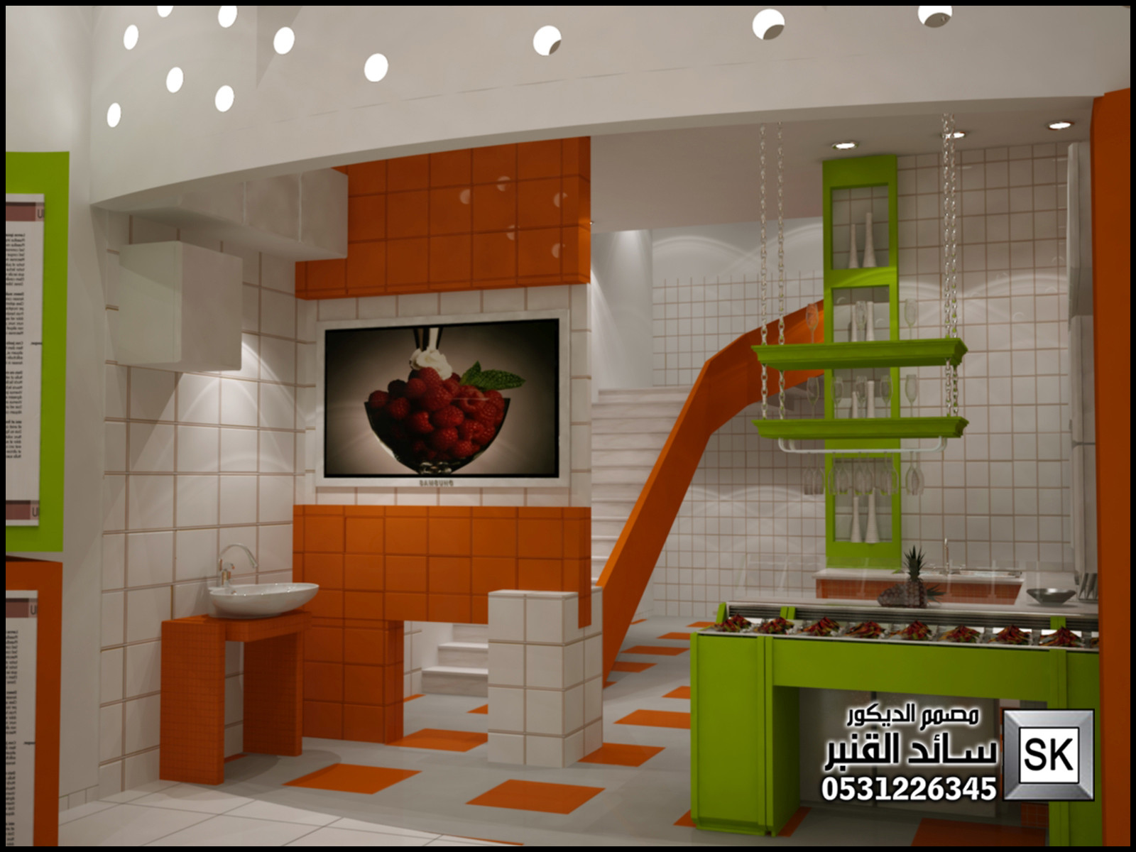 تصميم محلات عصير في الرياض