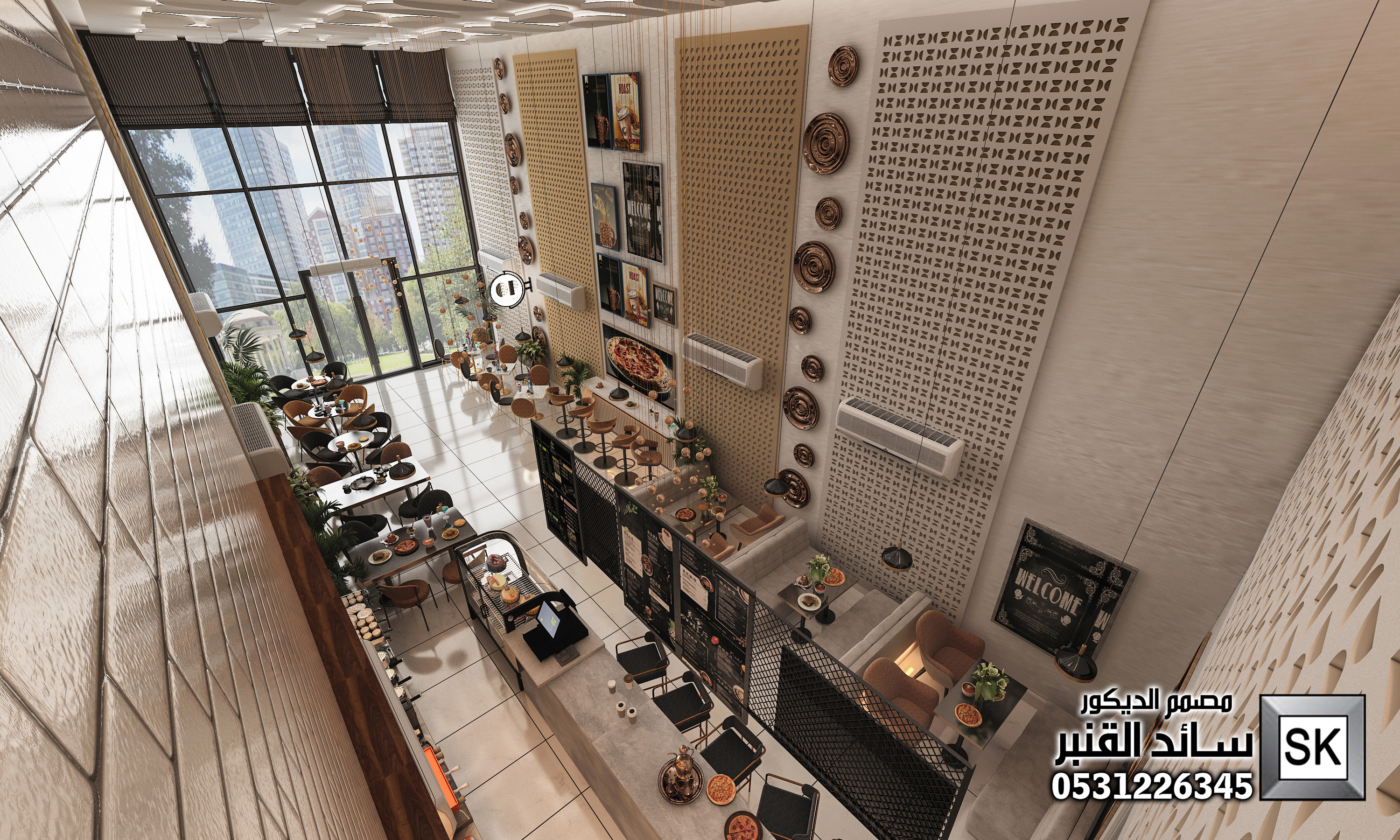 تصميم مطاعم و كافيهات في الرياض