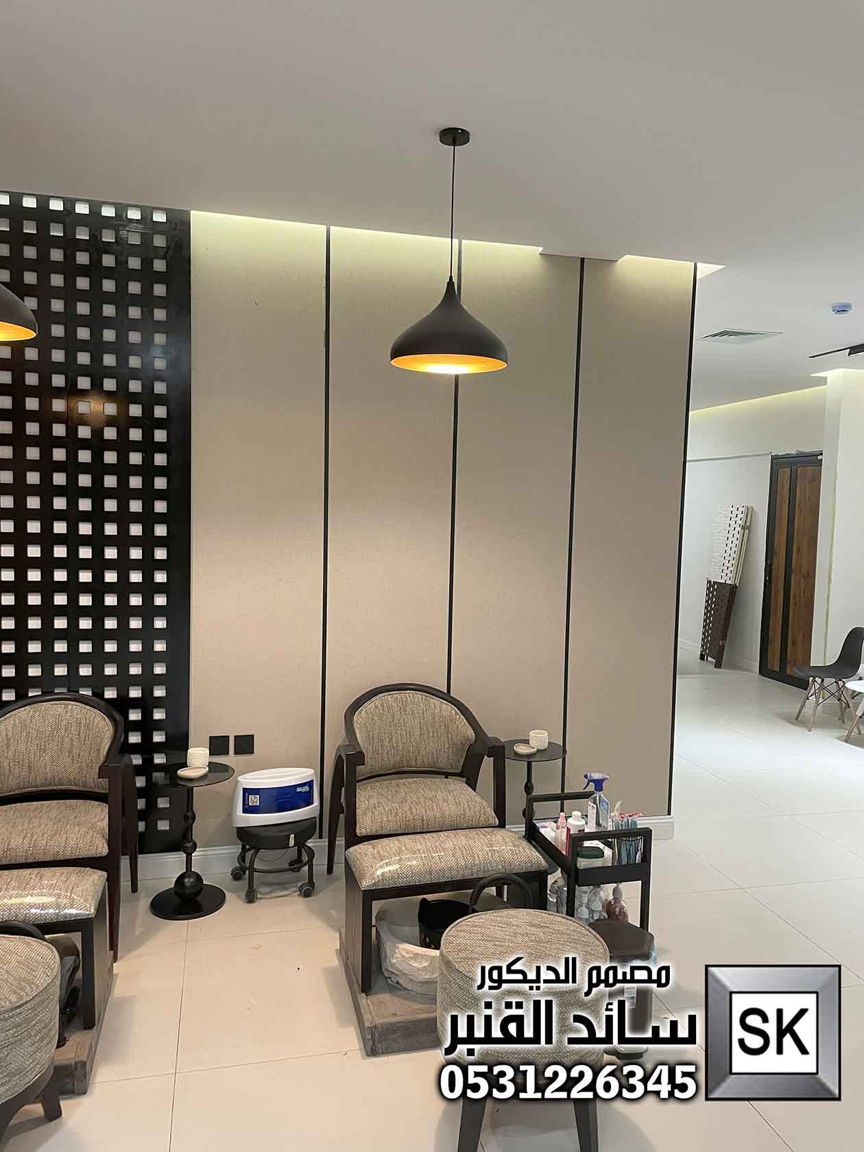 تشطيب صالونات تجميل و سبا و حمام مغربي فاخر في الرياض