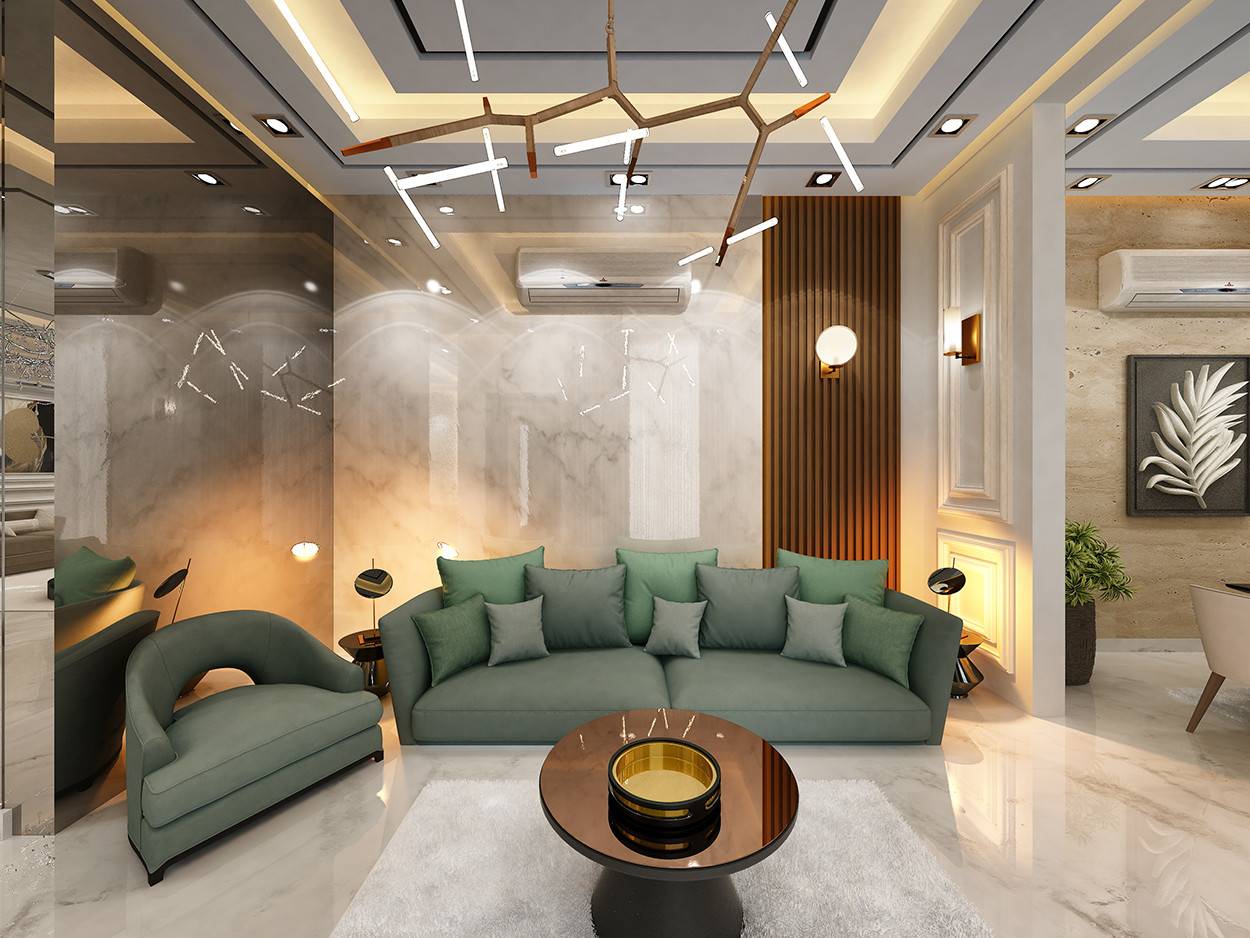 تصميم و تنفيذ ديكور داخلي فاخر في الدمام