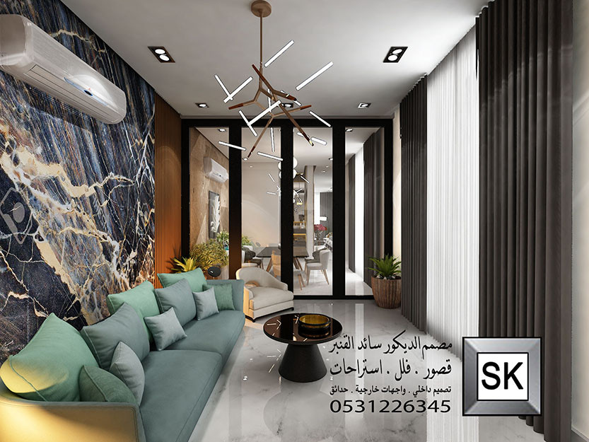 تصميم و تنفيذ ديكور داخلي فاخر في الدمام