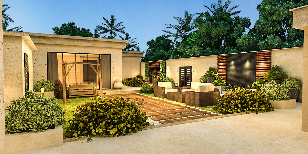 مصمم لاندسكيب مزارع و شاليهات محترف في الرياض