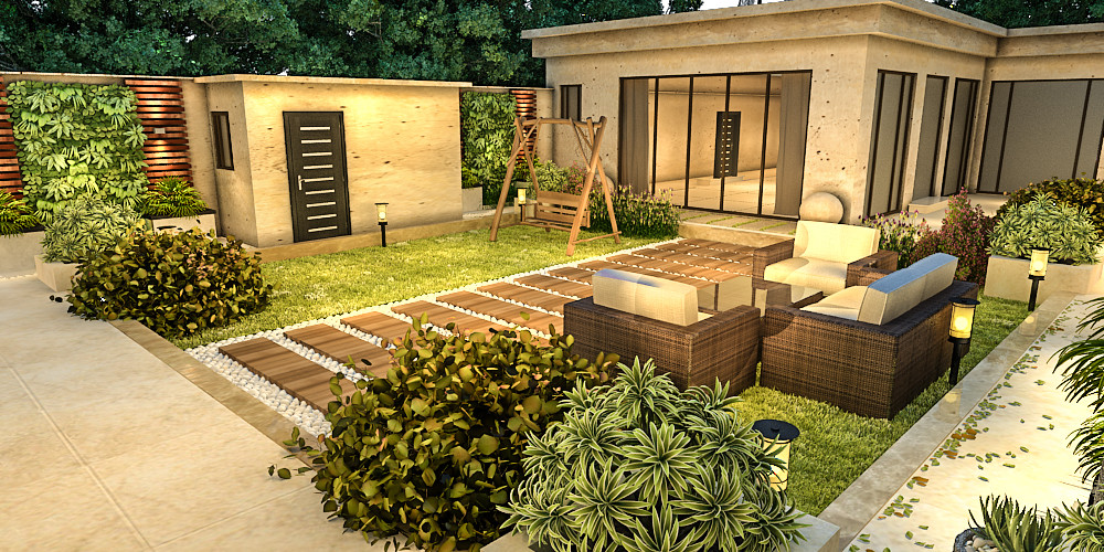 مصمم لاندسكيب مزارع و شاليهات محترف في الرياض