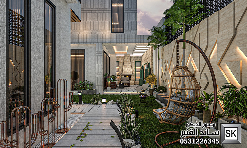 مصمم لاندسكيب منزلي محترف في الرياض