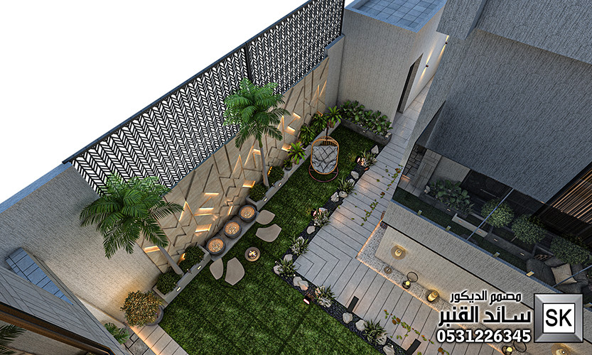 مصمم لاندسكيب منزلي محترف في الرياض