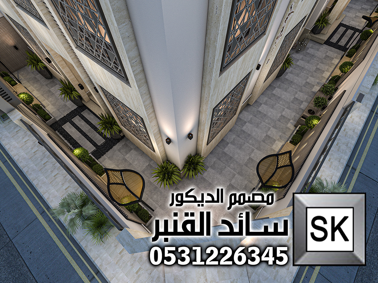 تصميم و تنفيذ لاندسكيب منزلي فاخر في الرياض