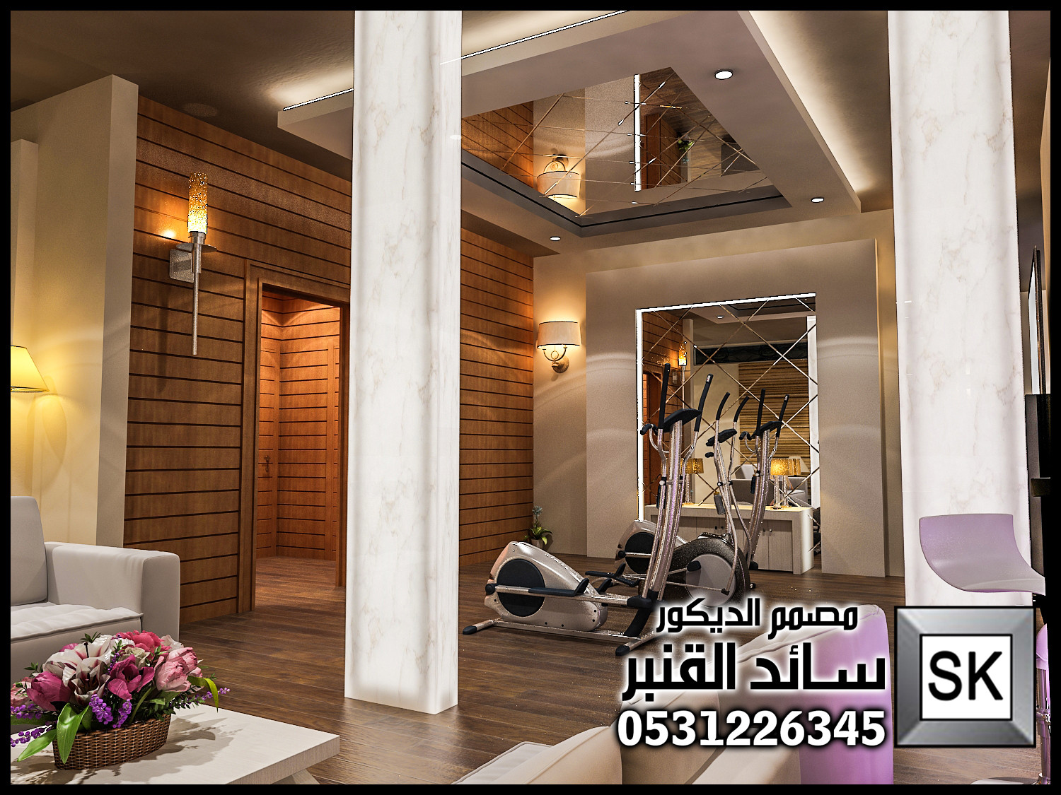 ديكور داخلي فاخر في الرياض