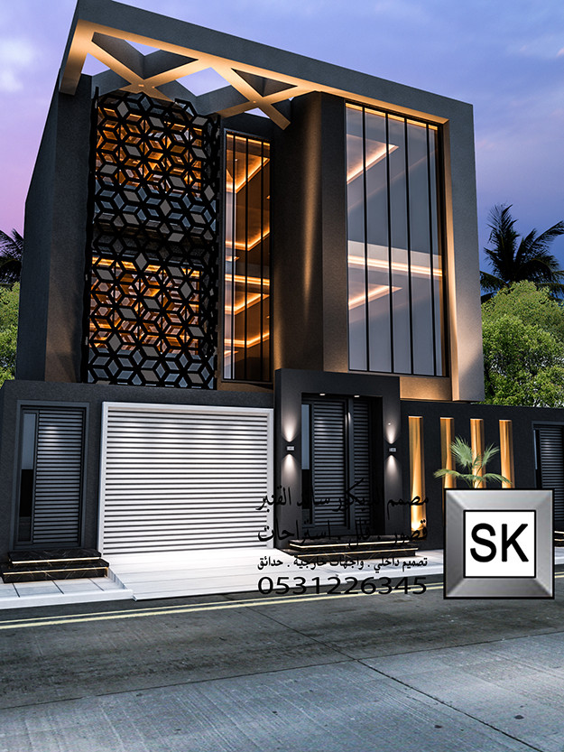 واجهات خارجية كلادينك فخمة في الرياض