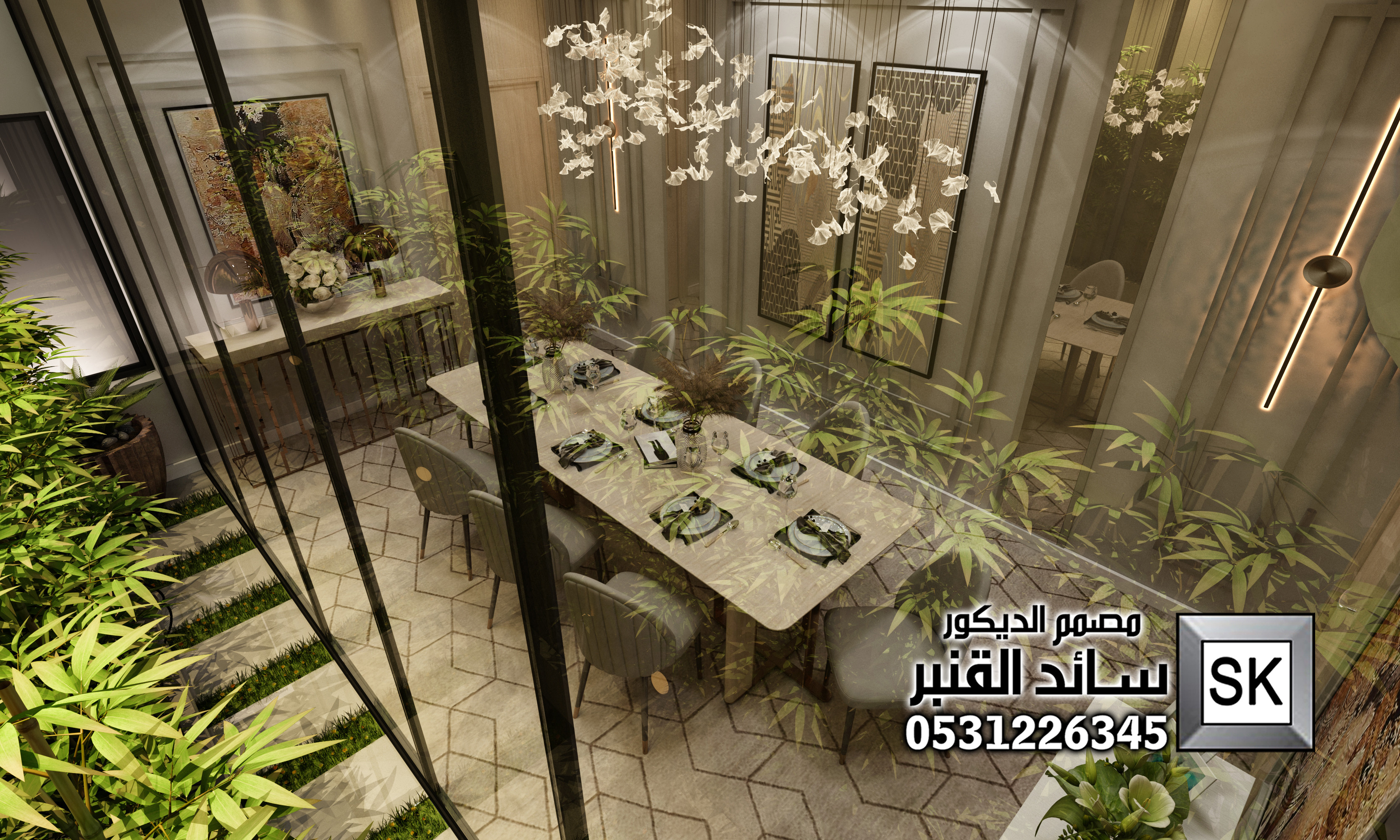 تصميم و تنفيذ ديكور داخلي فاخر في الرياض