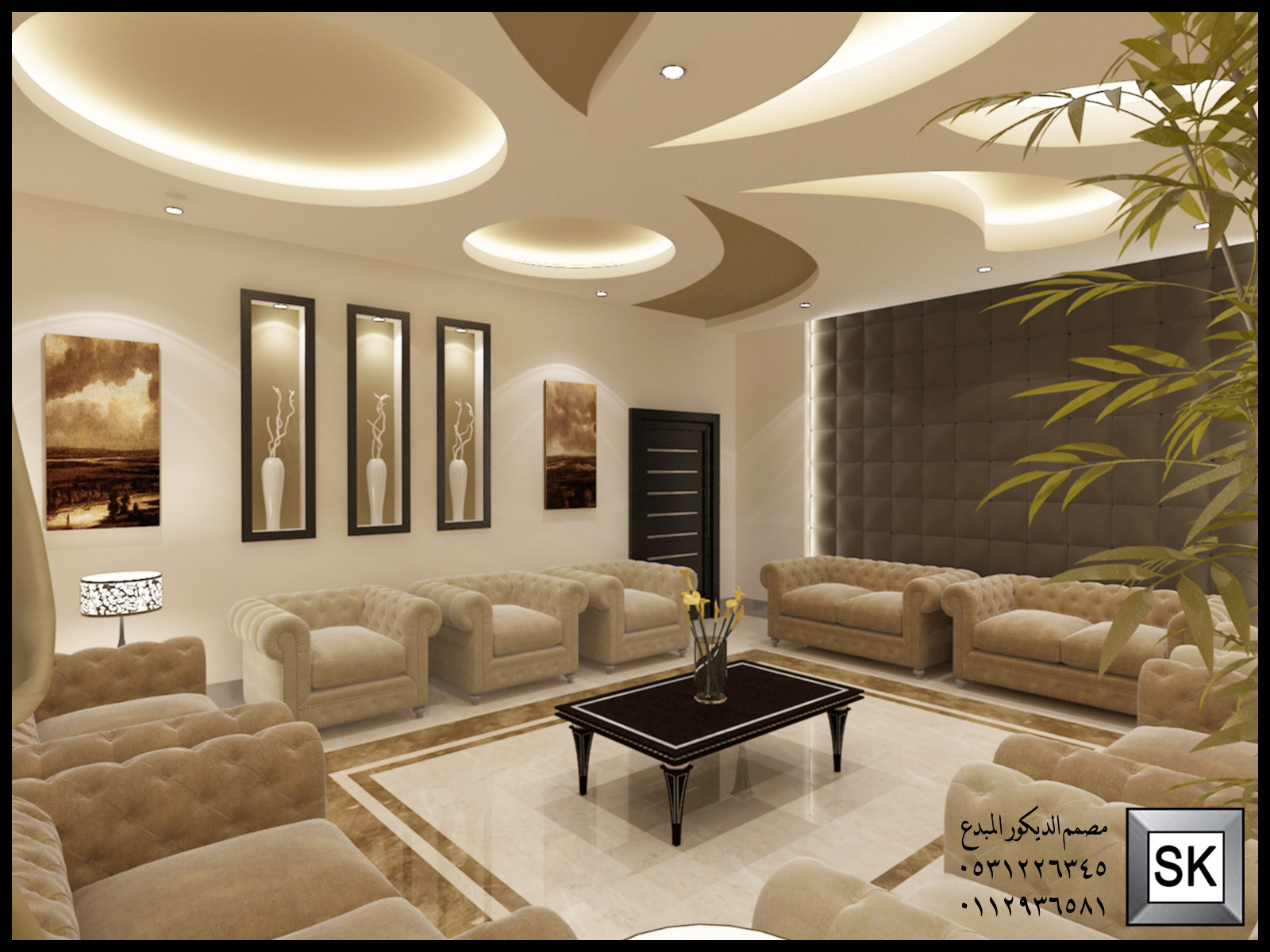 مصمم ديكور داخلي محترف في الرياض
