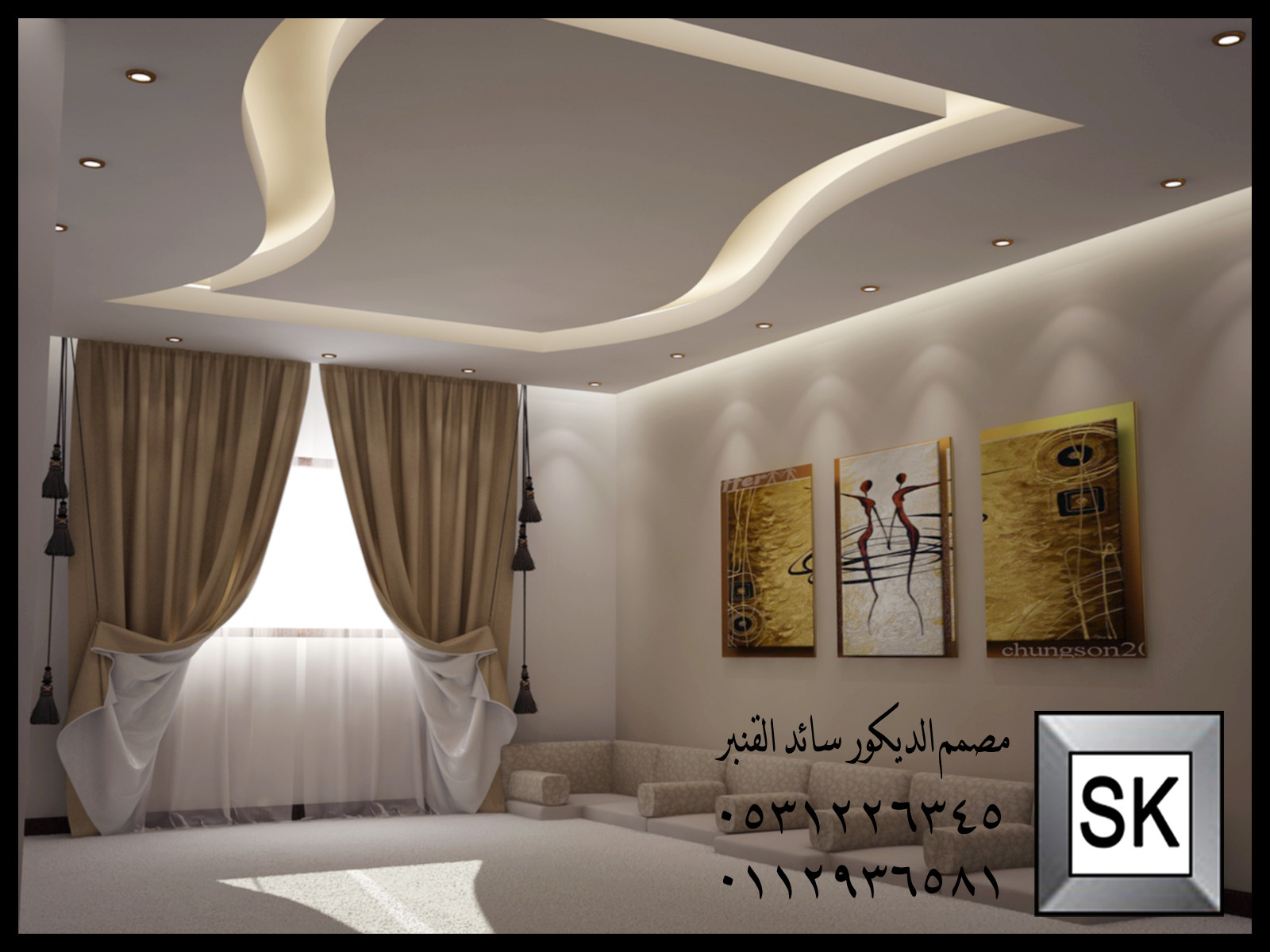 تصميم و تشطيب ملحق خارجي فاخر في الرياض