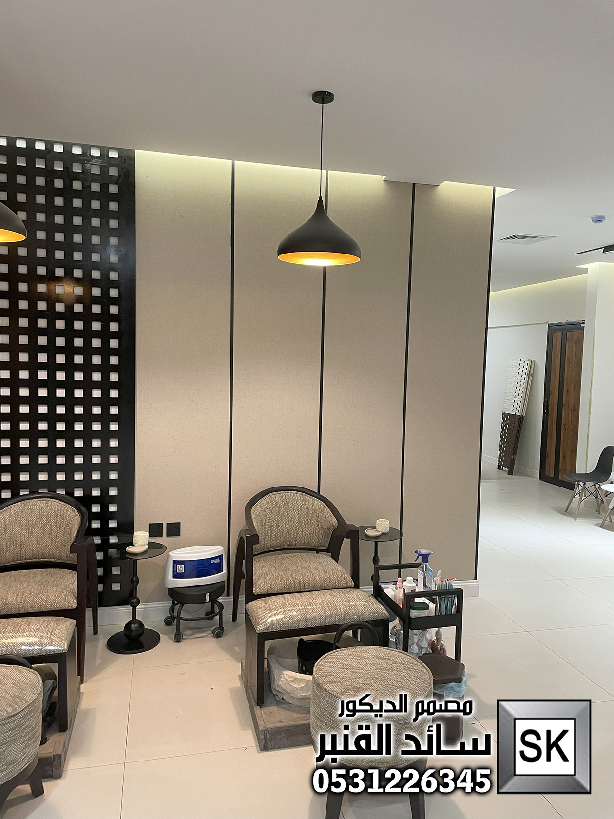 تصميم صالونات تجميل فخمة في الرياض