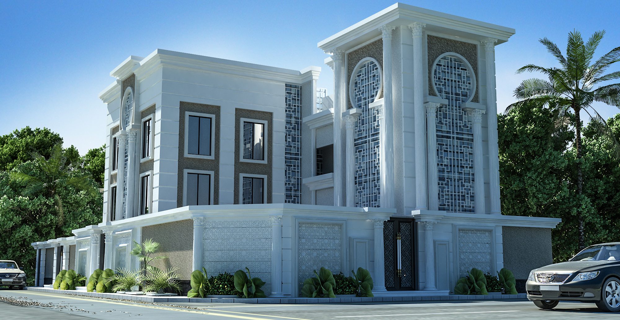 واجهة أندلسية في المدينة المنورة