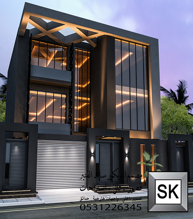 تصميم واجهات خارجية مودرن في الرياض