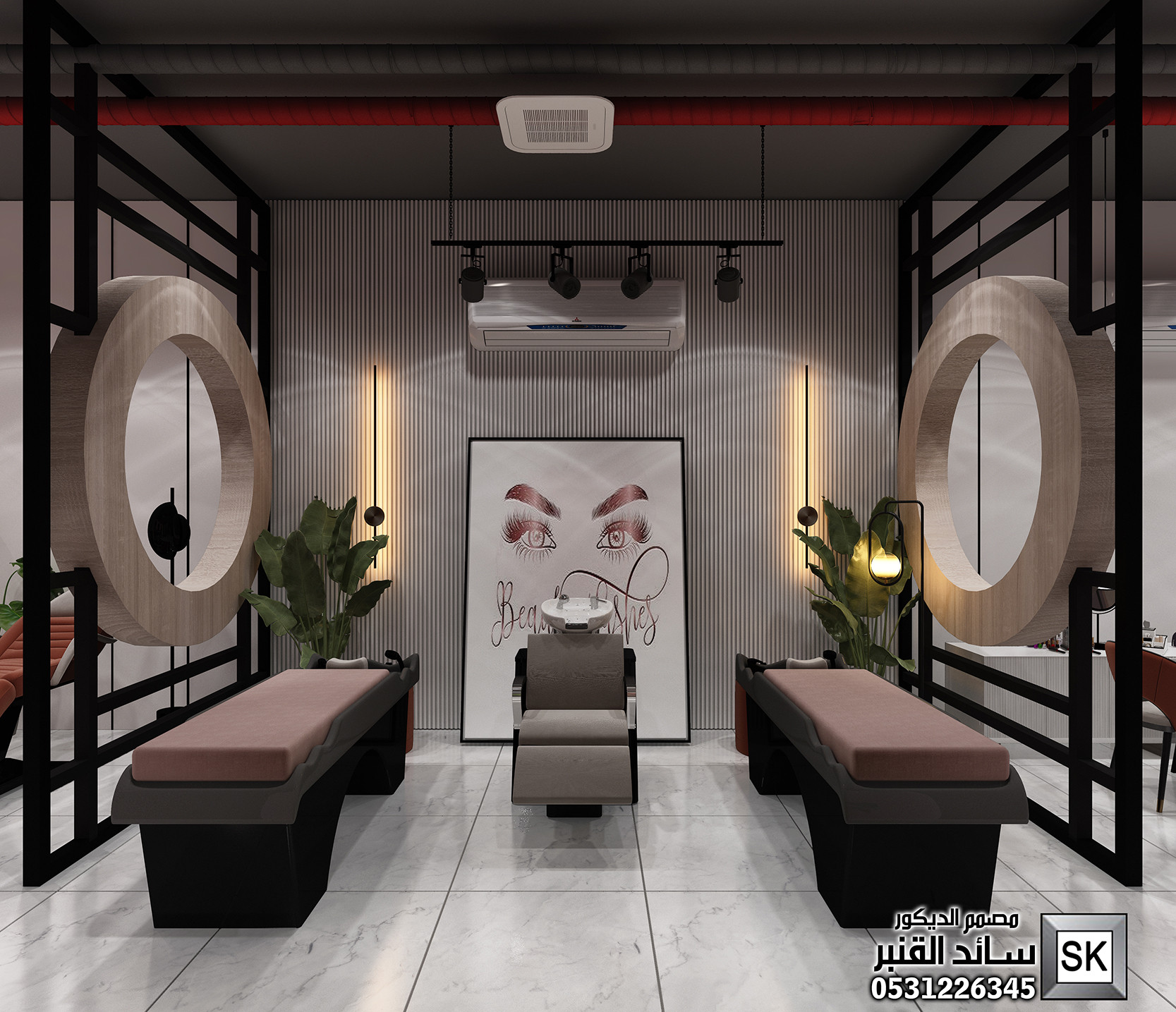 تصميم و تنفيذ مشغل تزيين نسائي في الرياض