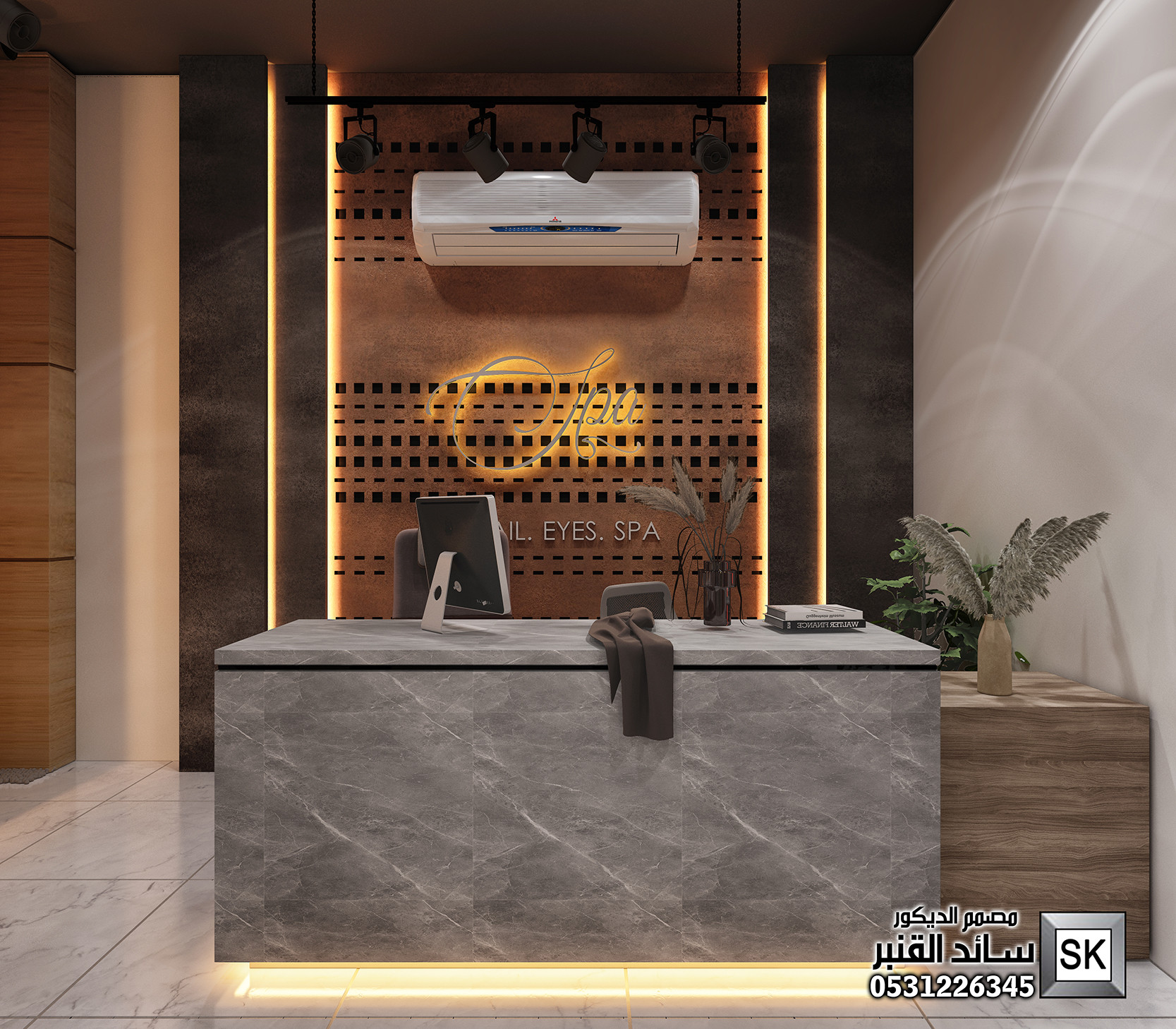 تصميم و تنفيذ مشغل تزيين نسائي في الرياض