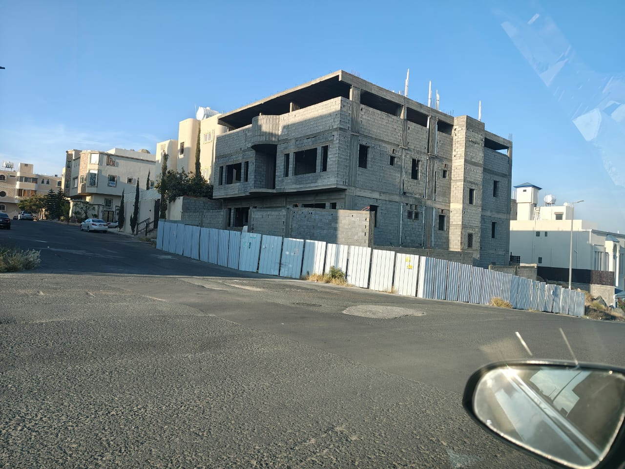 تصميم واجهة فيلا زاوية فخمة في الطائف