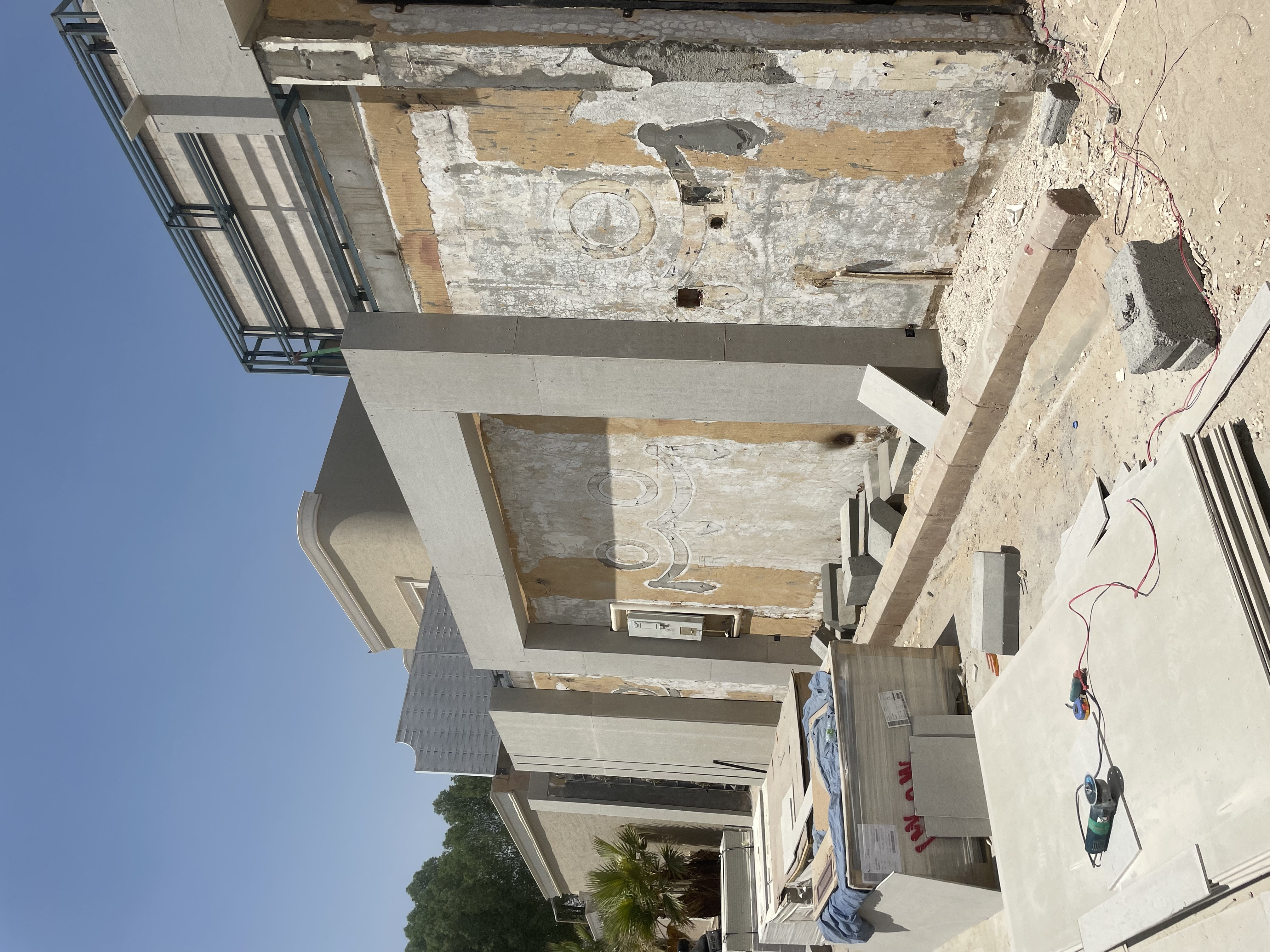 ترميم واجهة و حديقة فيلا شامل التصميم المجاني في الرياض