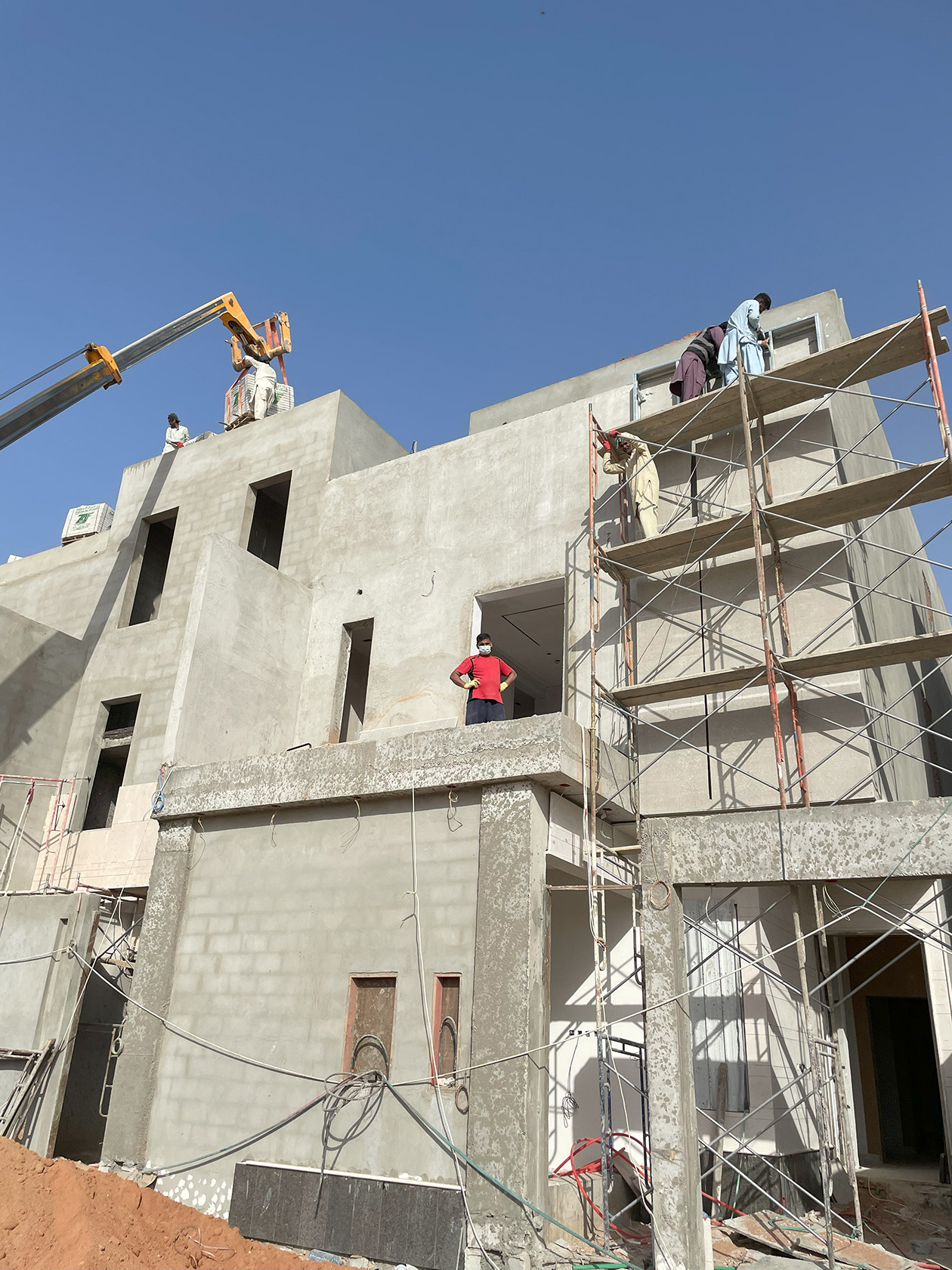 تشطيب واجهة دوبلكس فخمة في الرياض