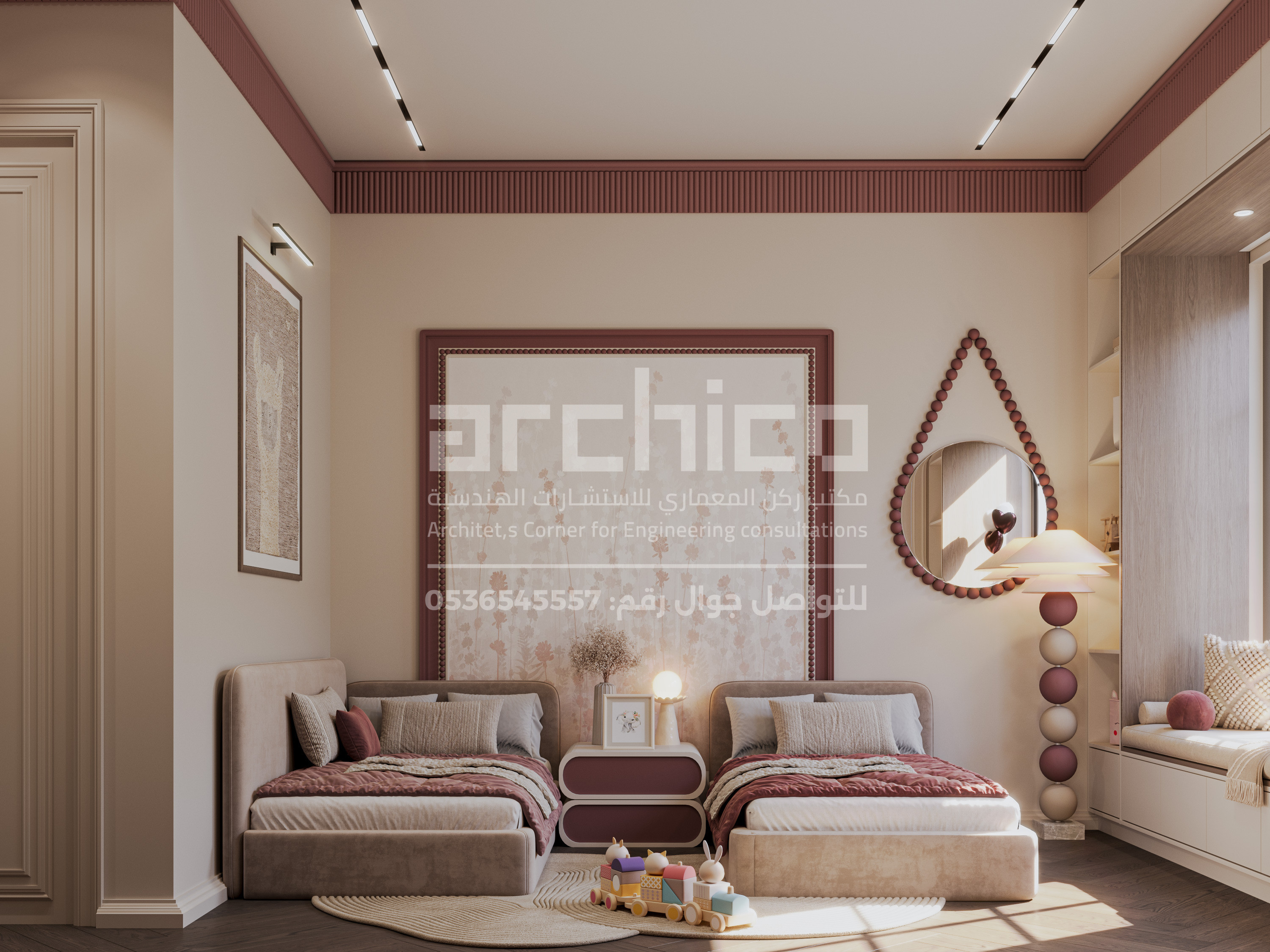 تصميم داخلي احترافي بسعر منافس