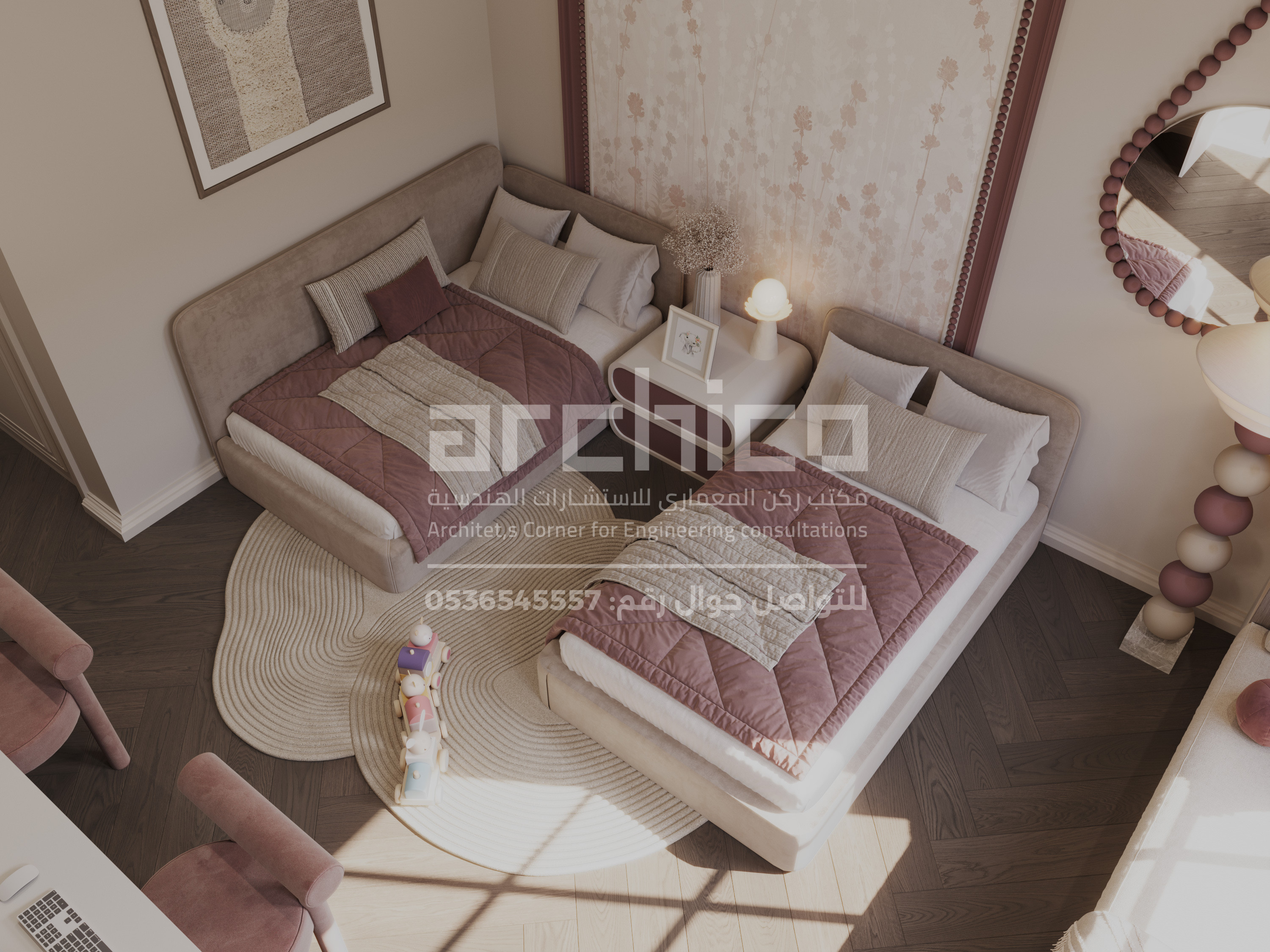 تصميم داخلي احترافي بسعر منافس