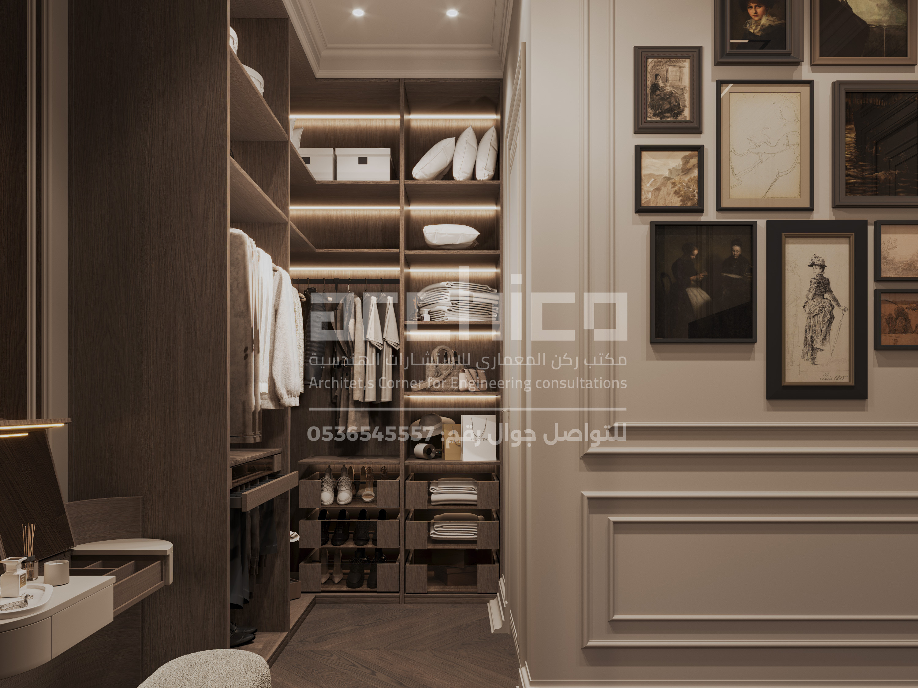 تصميم داخلي احترافي بسعر منافس