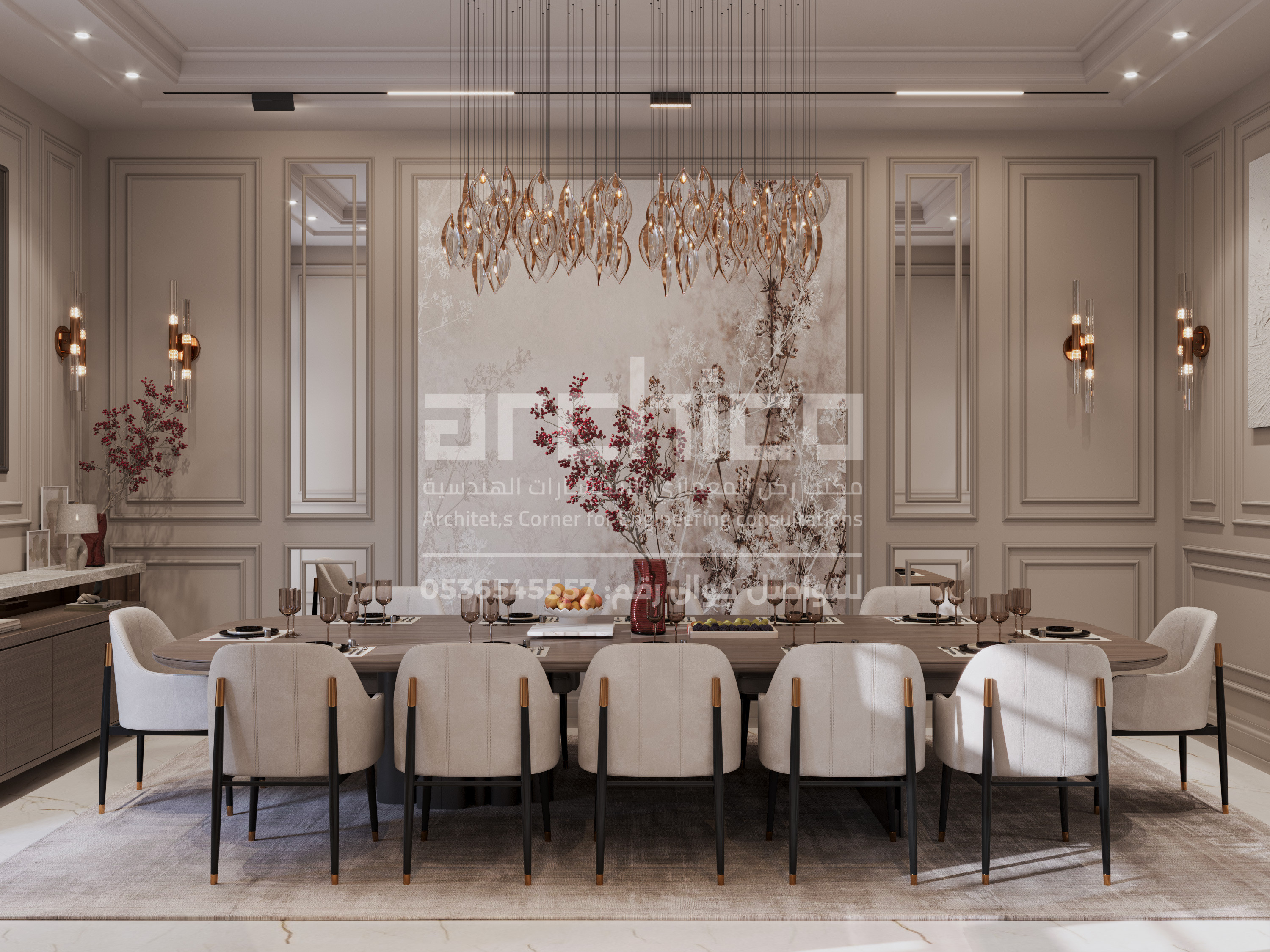 تصميم داخلي احترافي بسعر منافس