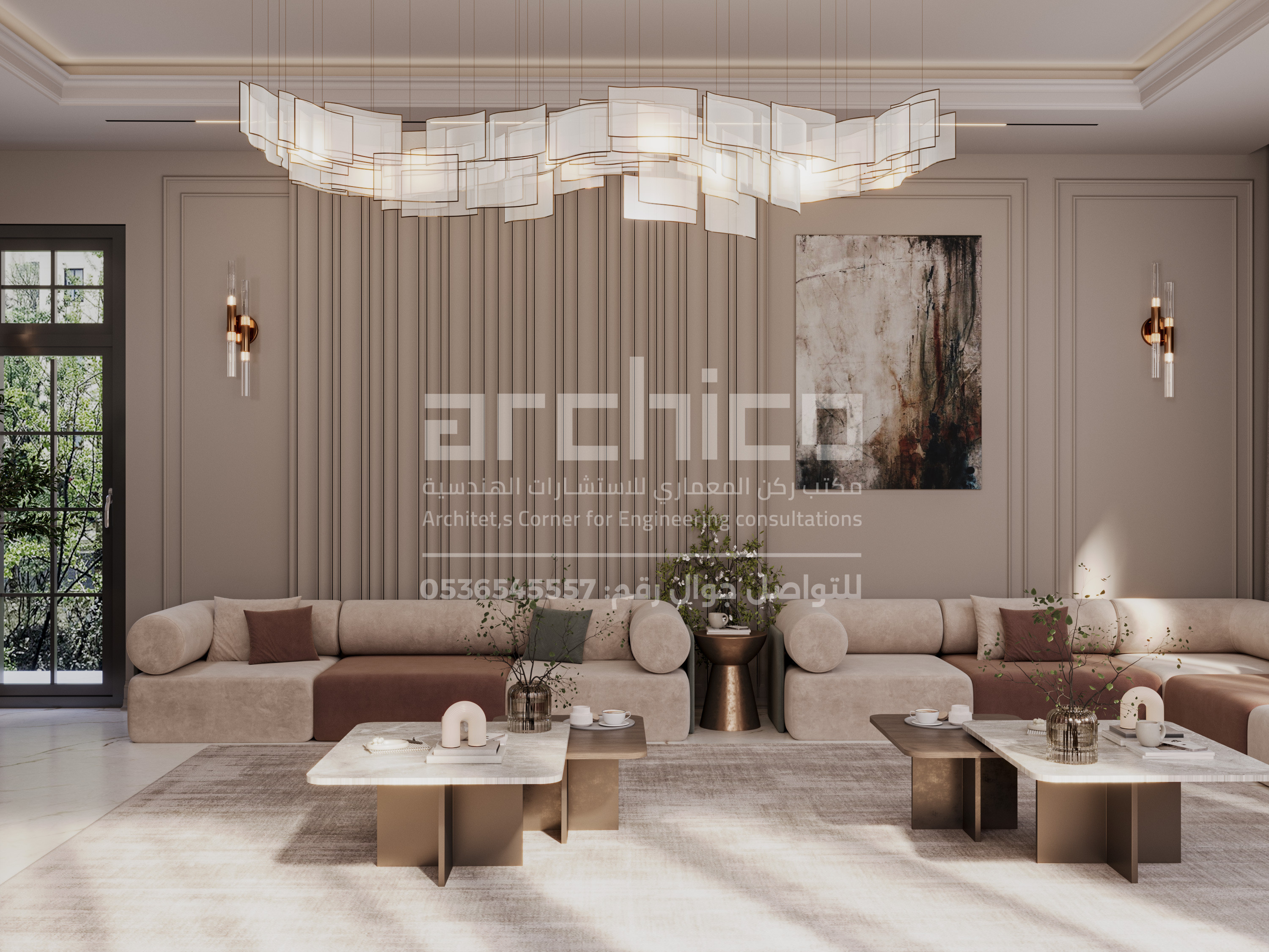 تصميم داخلي احترافي بسعر منافس