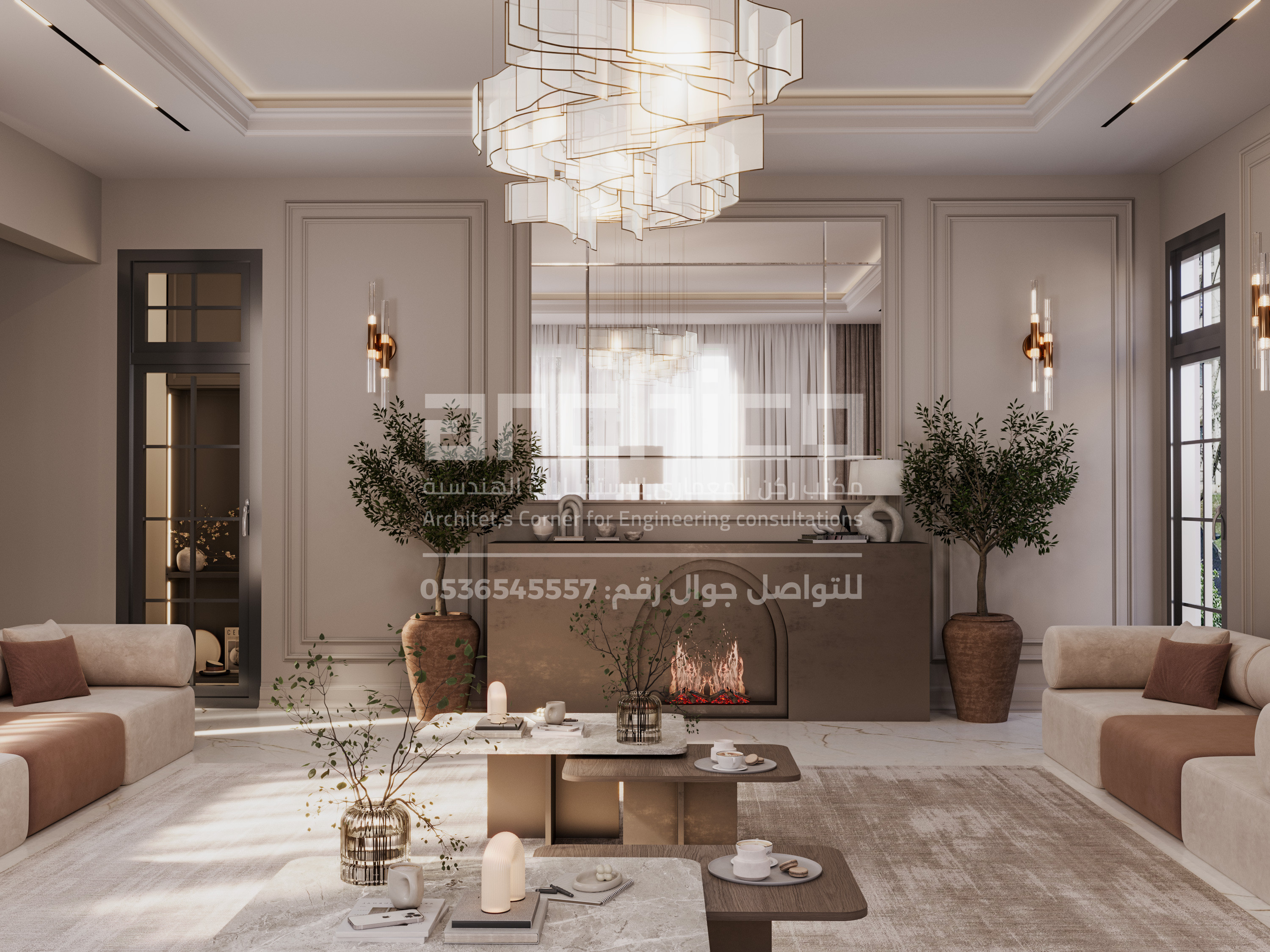 تصميم داخلي احترافي بسعر منافس