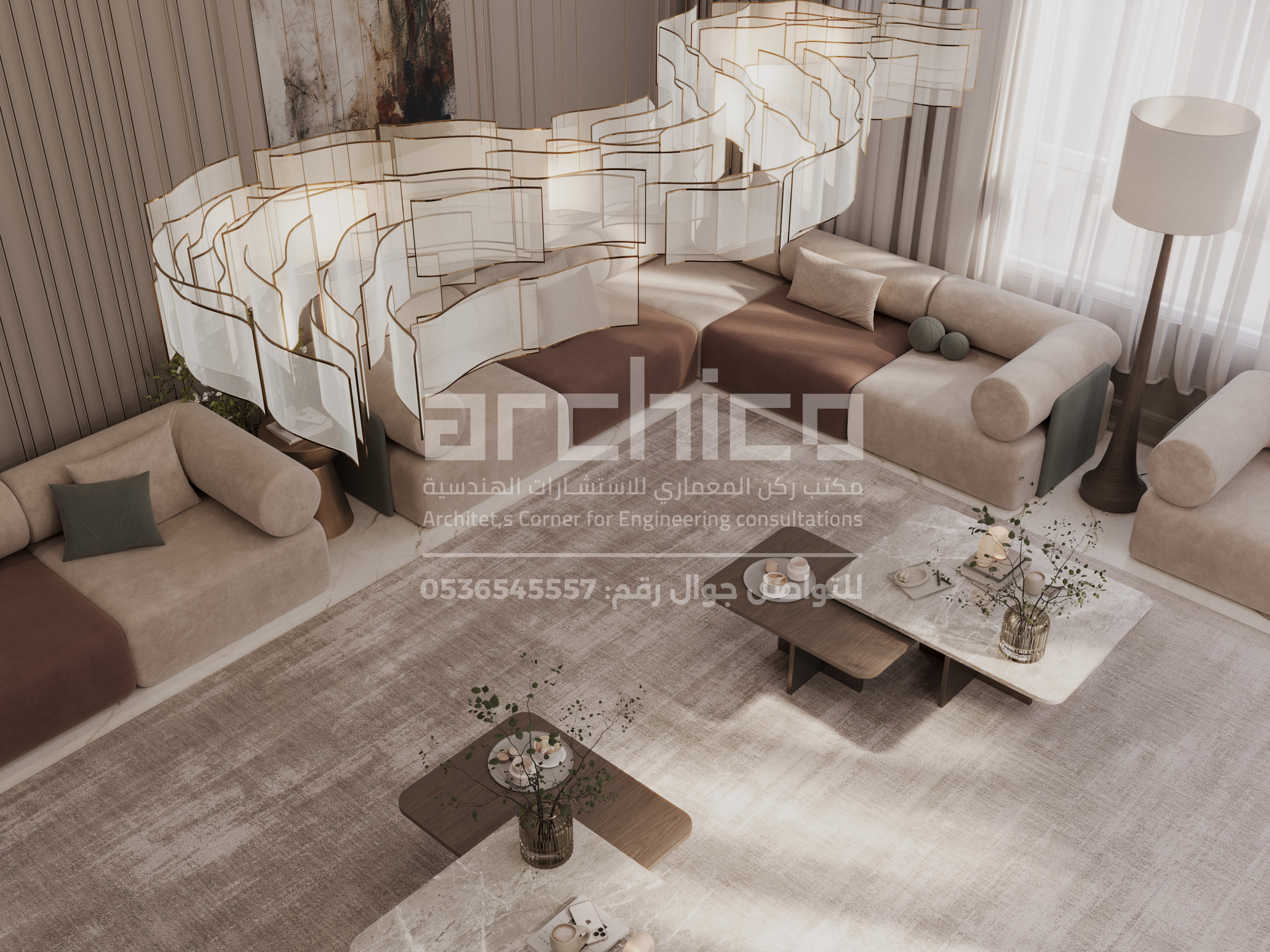 تصميم داخلي احترافي بسعر منافس