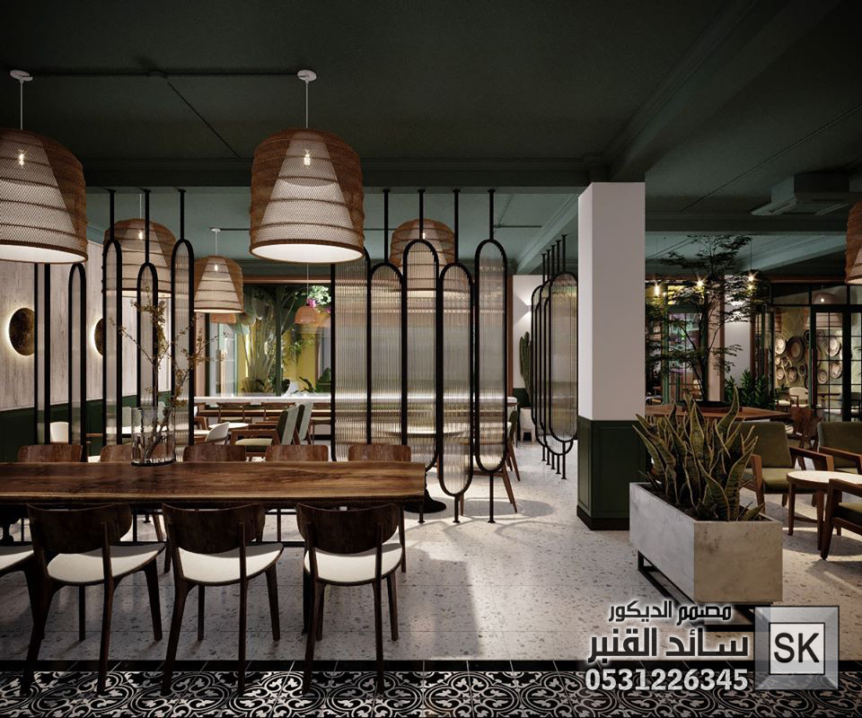 تصميم و تنفيذ مطاعم و كافيهات فخمة في الرياض