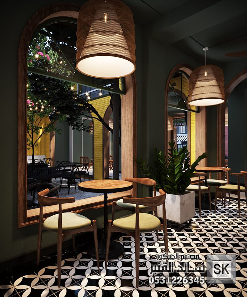تصميم و تنفيذ مطاعم و كافيهات فخمة في الرياض