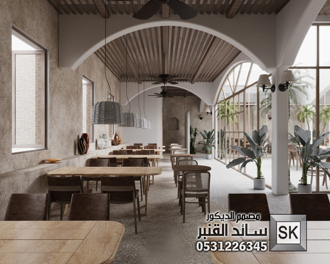 تصميم و تنفيذ كوفي شوب و مقاهي و مطاعم فخمة في جدة