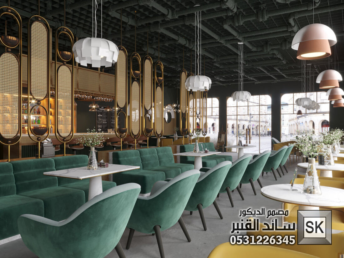 تصميم و تنفيذ كوفي شوب و مقاهي و مطاعم فخمة في جدة