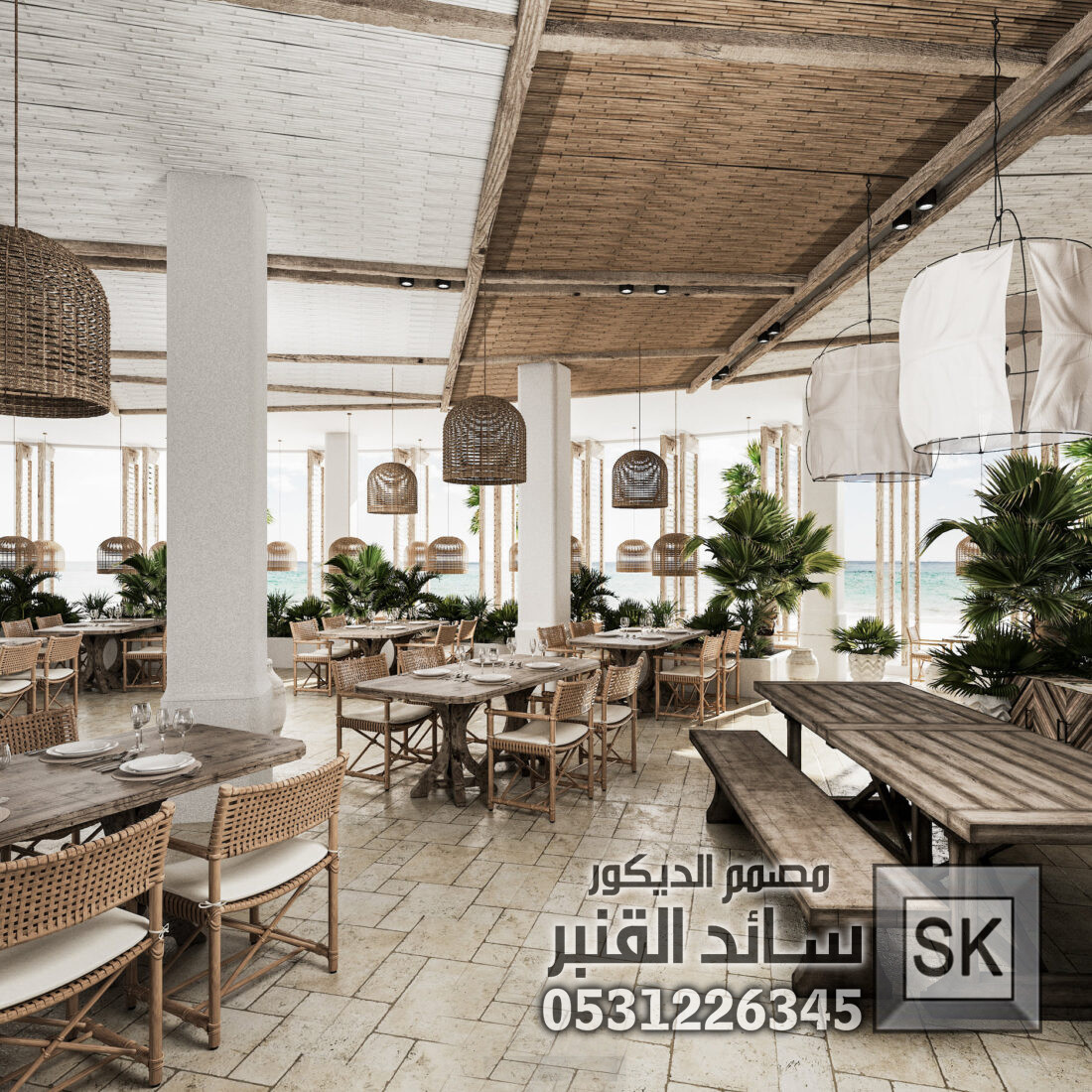 تصميم و تنفيذ كوفي شوب و مقاهي و مطاعم فخمة في جدة