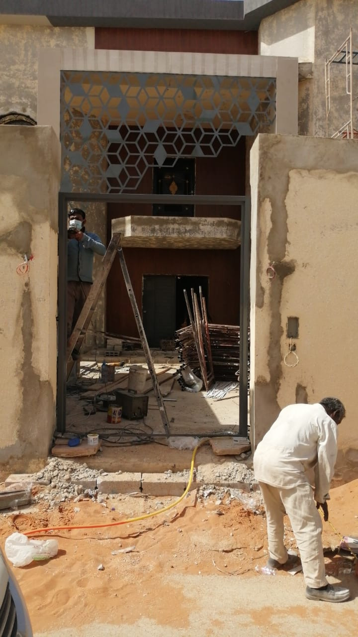 ترميم واجهة فيلا فخمة شامل التصميم المجاني في الرياض