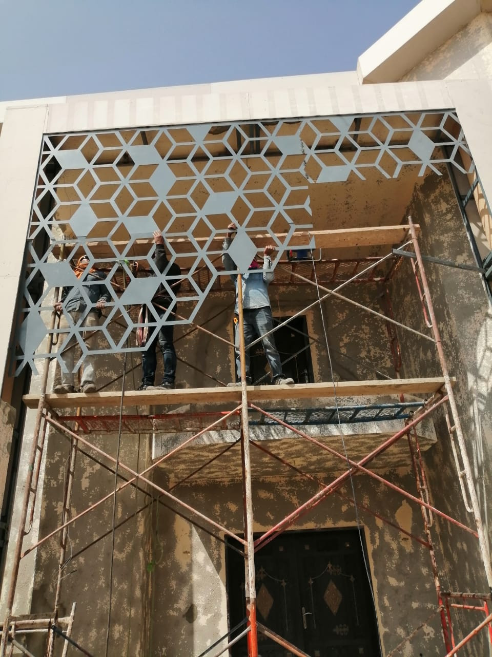 ترميم واجهة فيلا فخمة شامل التصميم المجاني في الرياض