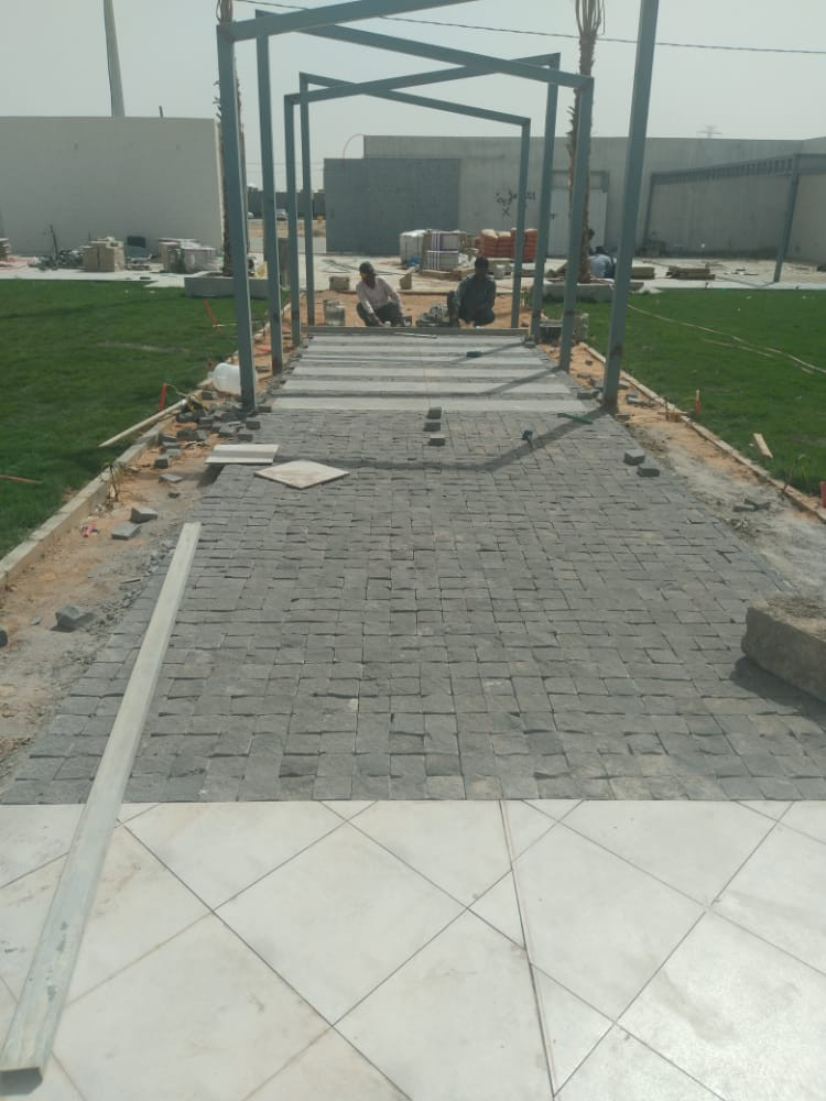 تشطيب لاندسكيب شاليهات فخمة في الرياض شامل التصميم المجاني