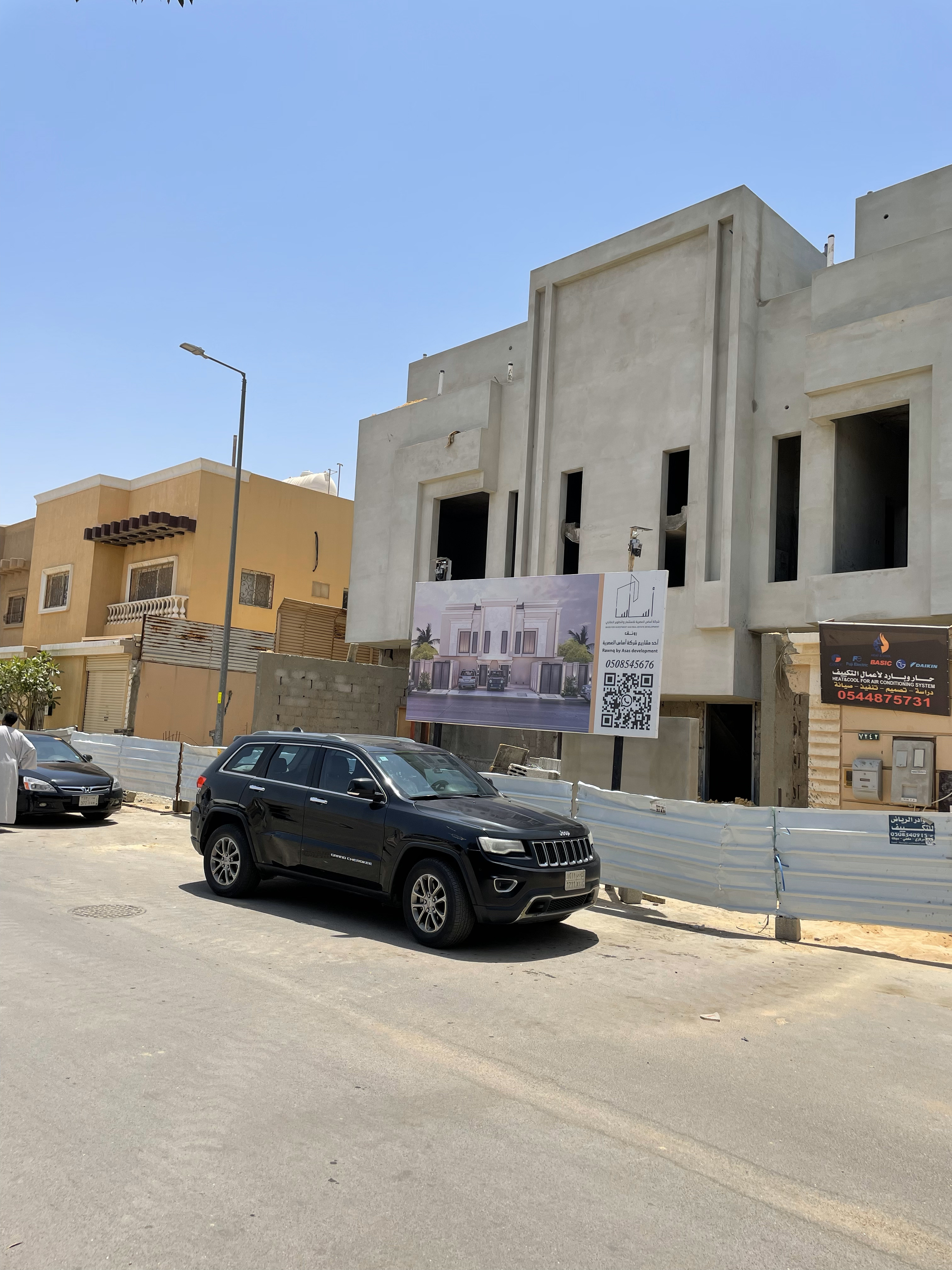 تشطيب واجهة تاون هاوس على الطراز النيوكلاسيك شامل التصميم المجاني  في الرياض