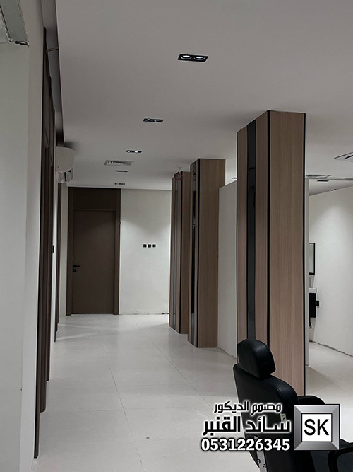 تشطيب و ترميم صالون تجميل في الرياض شامل التصميم المجاني