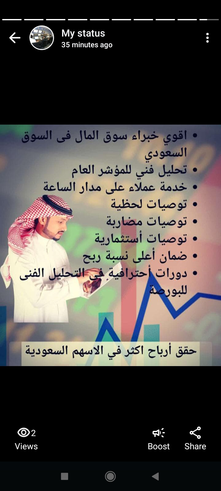 كورسات وتوصيات وإدارة محافظ الأسهم السعودية والأمريكية والعملات  باعلي ربح يومي من مكتبنا