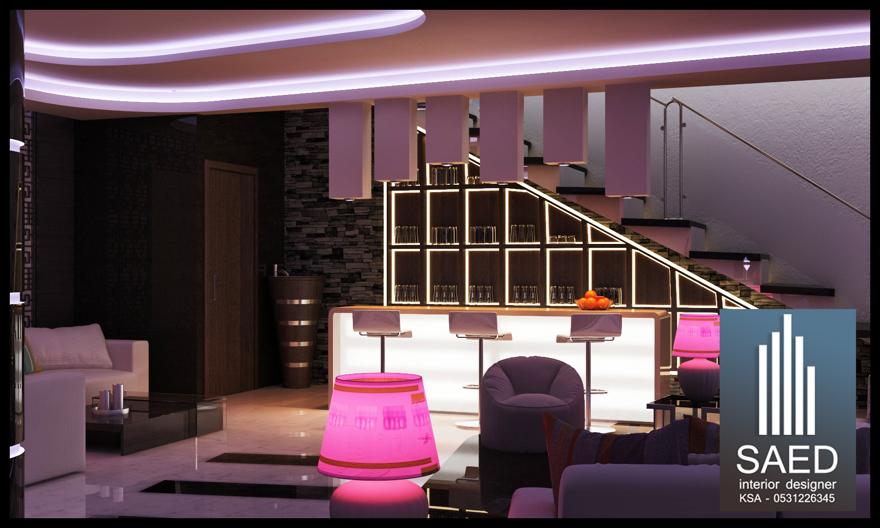 تصميم قبو ترفيهي فاخر في الرياض