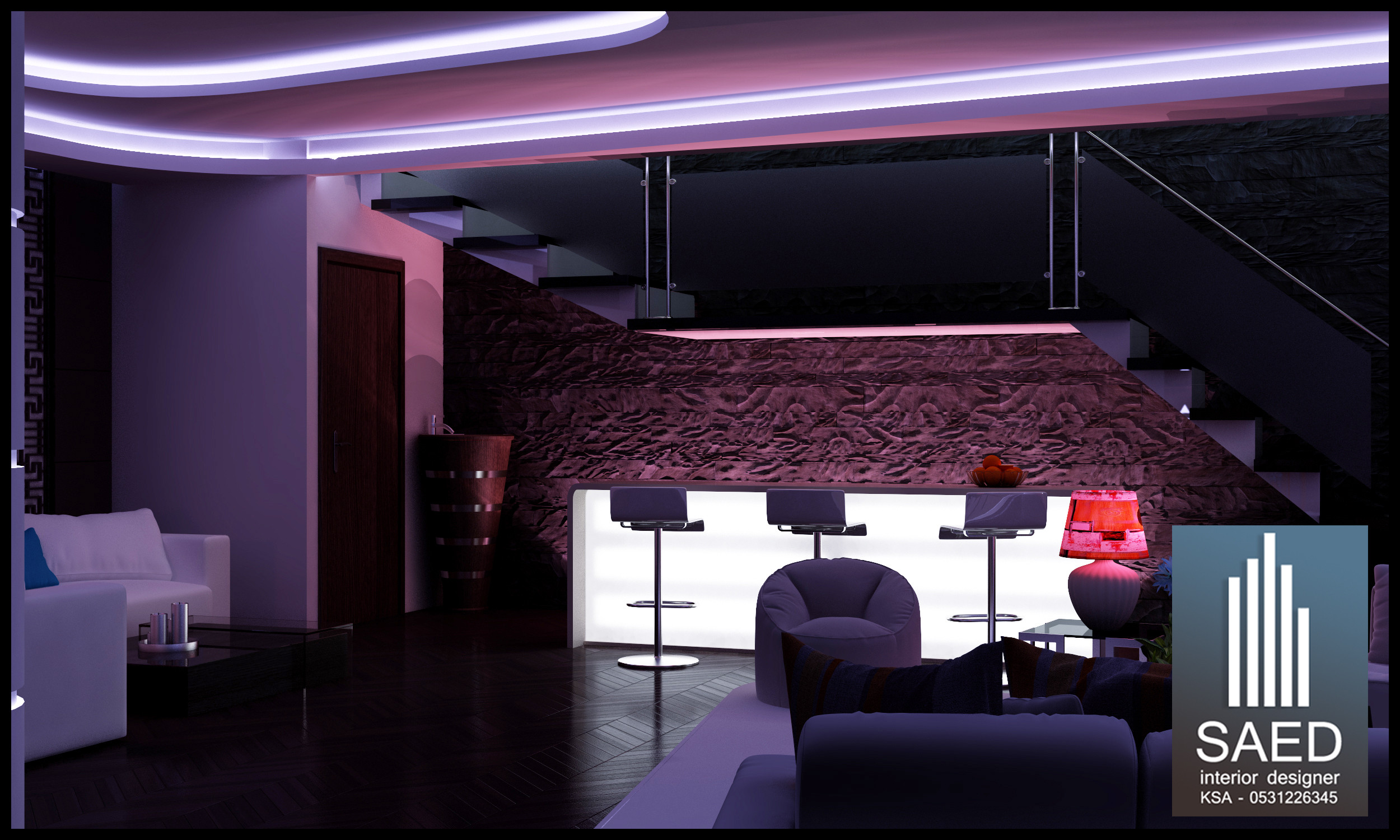 تصميم قبو ترفيهي فاخر في الرياض