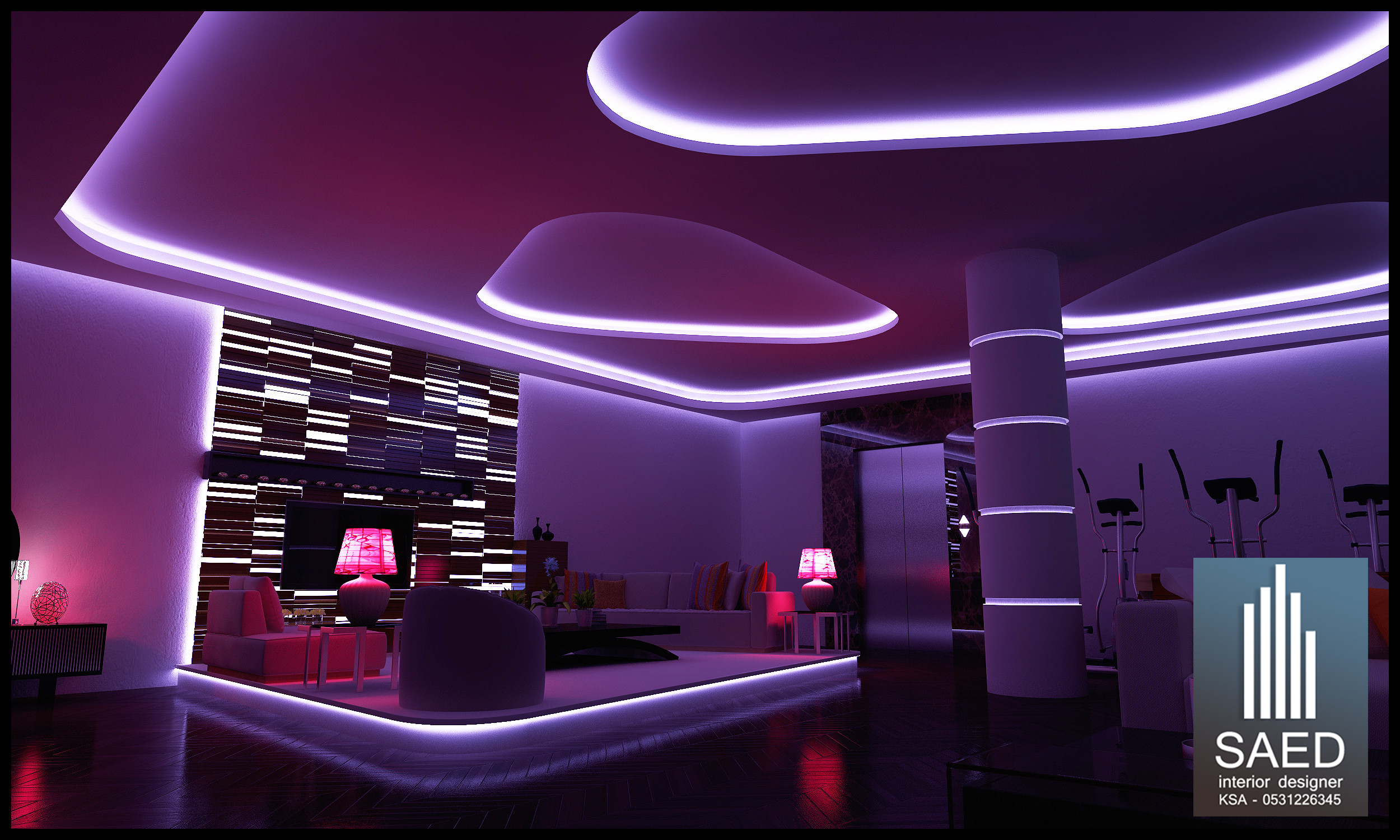 تصميم قبو ترفيهي فاخر في الرياض