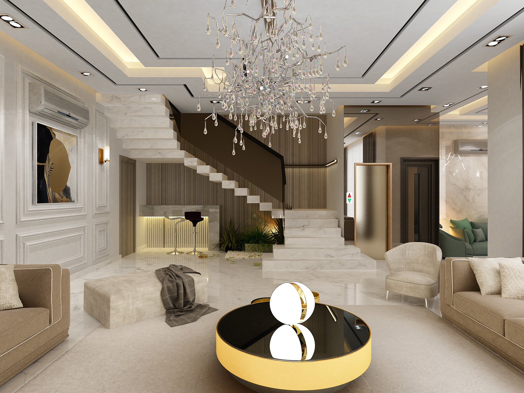 تصميم و تنفيذ ديكور داخلي فلل و قصور و شقق في السعودية