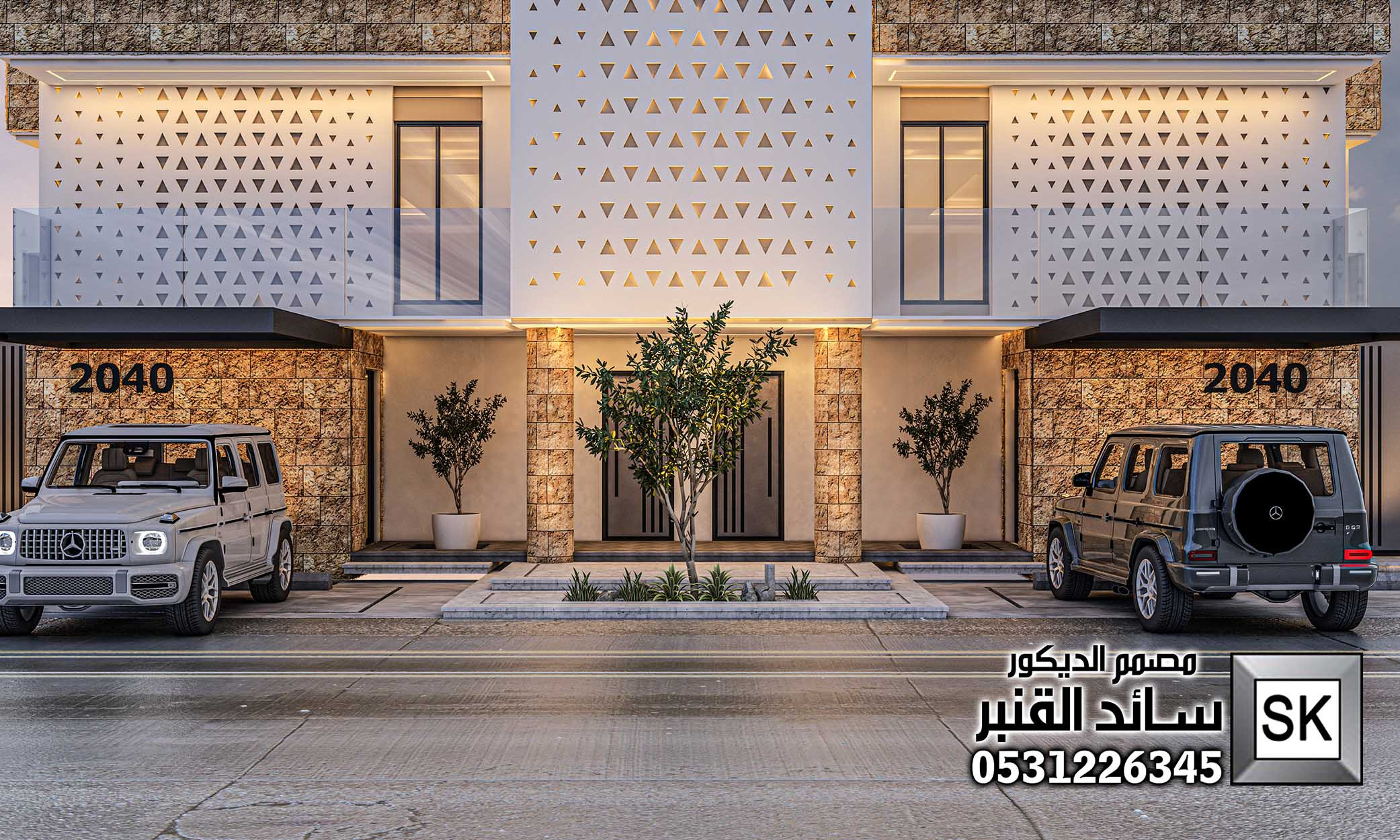 تصميم و تنفيذ تاون هاوس على  الكود السلماني في الرياض