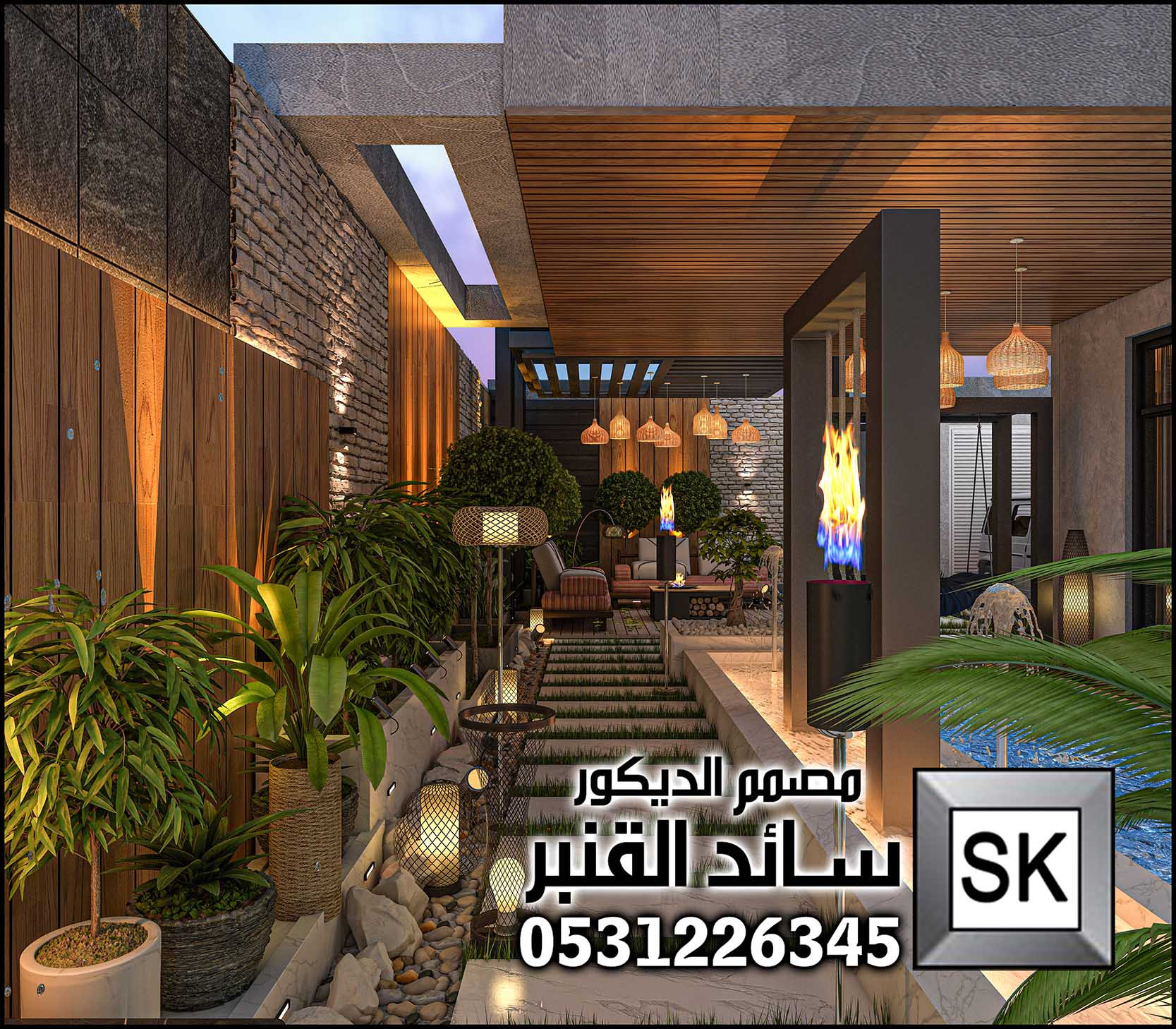 مصمم لاندسكيب و حدائق محترف في الطائف