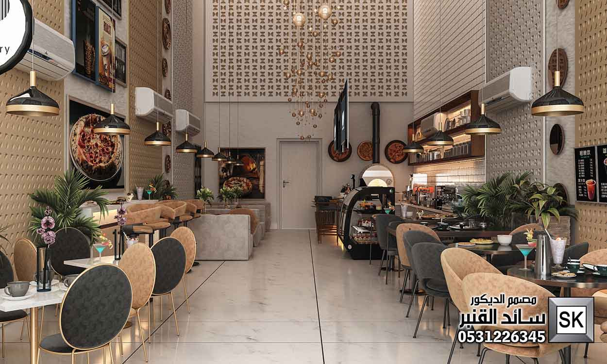 تصميم و تنفيذ مطاعم و كافيهات فخمة في الرياض