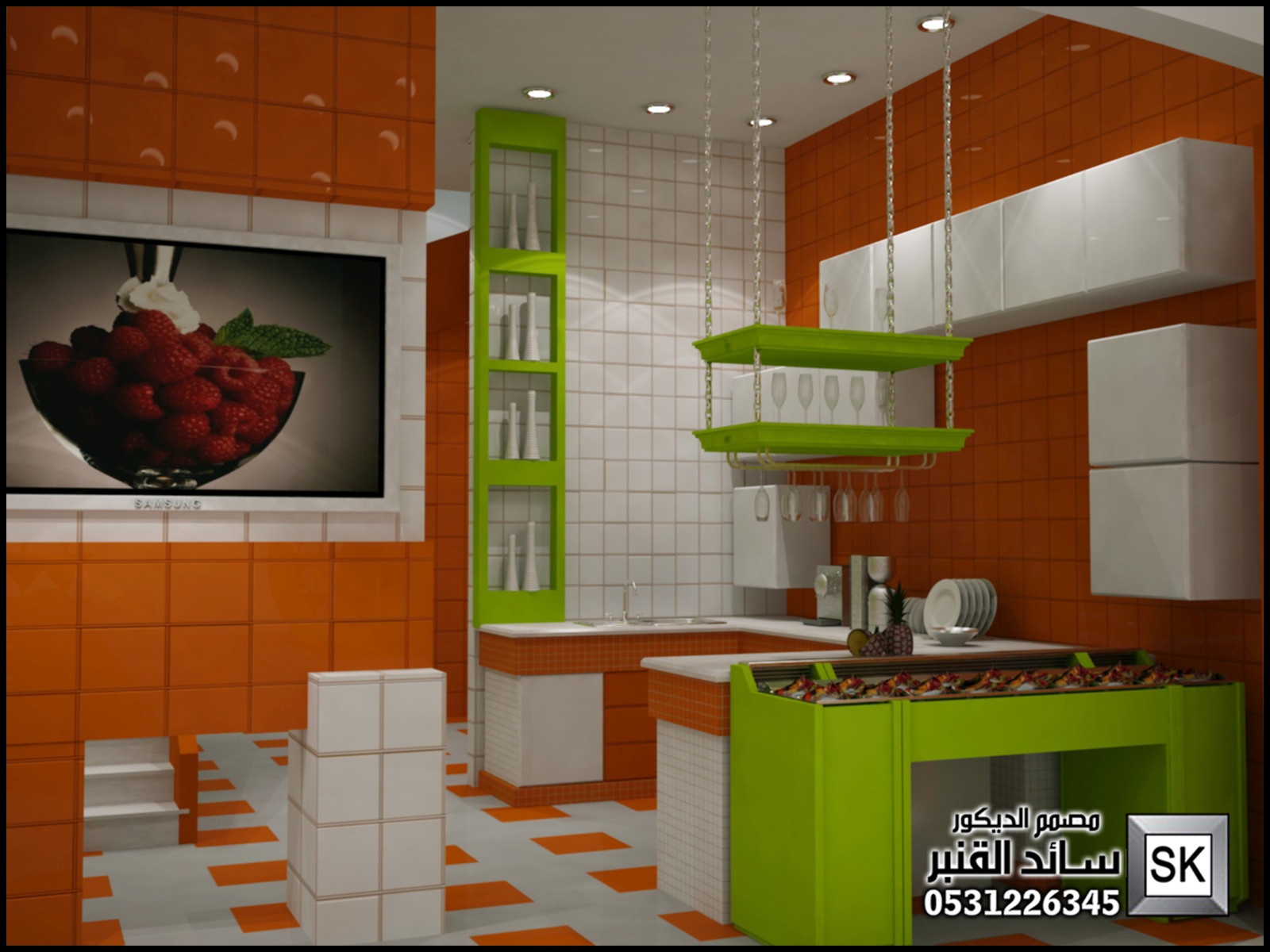 تصميم و تنفيذ محلات عصير و فواكه في الرياض