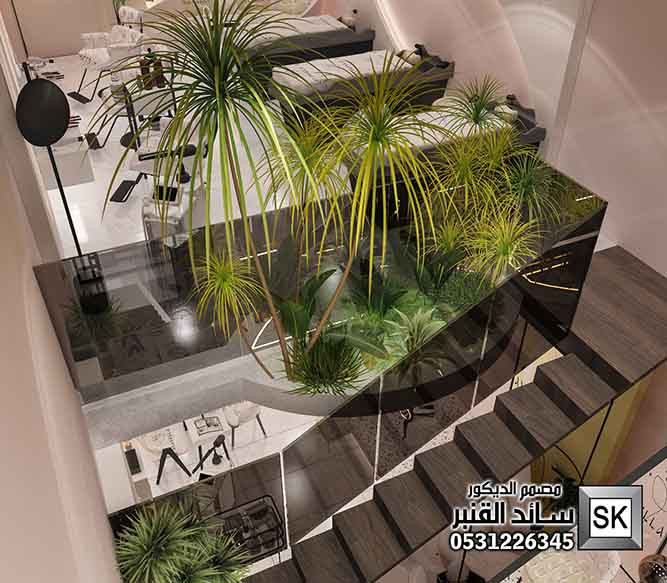 تصميم و تشطيب صالون تجميل و سبا و أضافر و مساج و مكياج في الرياض